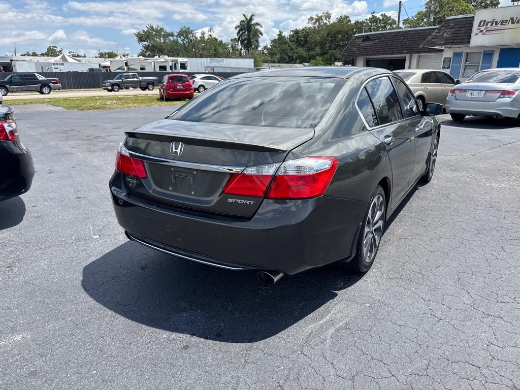 2015 GRAY HONDA ACCORD SPORT (1HGCR2F52FA) with an 2.4L engine, Continuously Variable transmission, located at 2929 9th St. West, Bradenton, 34205, (941) 242-2810, 27.473591, -82.570679 - Thanks for inquring into DriveNation USA! All vehicles listed can be viewed at www.drivenationusa.com for vehicle history reports and additonal info. We cannot quote any terms such as down payments or monthly payments without an application. You can apply directly at www.drivenationusa.com or by con - Photo#6