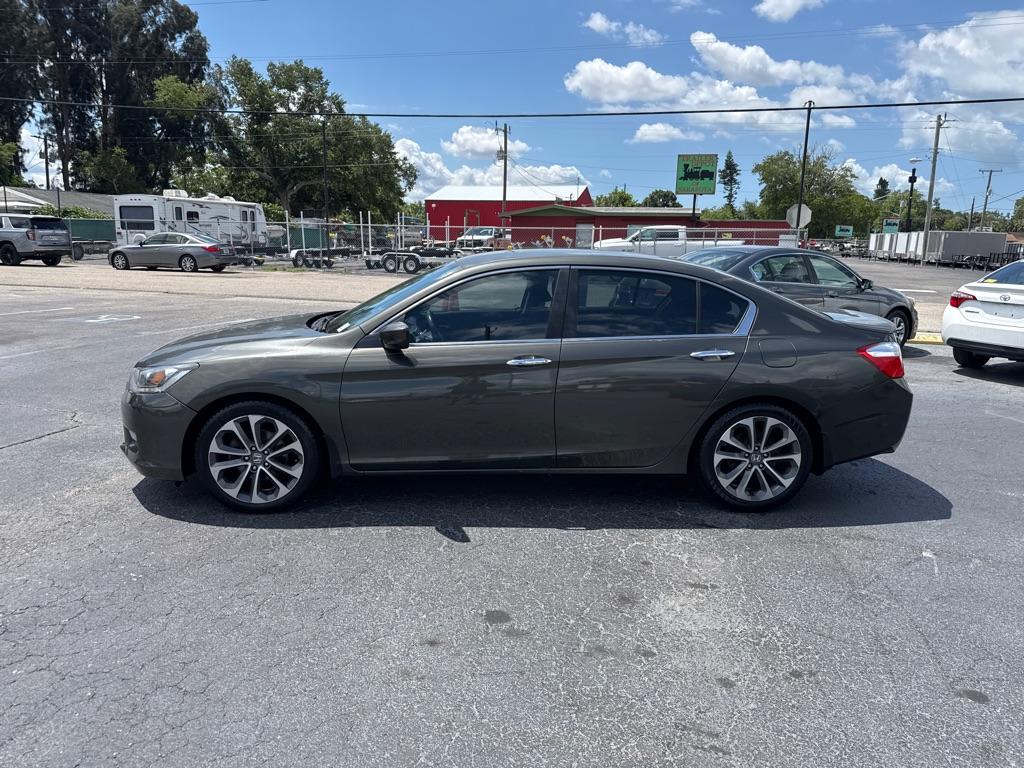 2015 GRAY HONDA ACCORD SPORT (1HGCR2F52FA) with an 2.4L engine, Continuously Variable transmission, located at 2929 9th St. West, Bradenton, 34205, (941) 242-2810, 27.473591, -82.570679 - Thanks for inquring into DriveNation USA! All vehicles listed can be viewed at www.drivenationusa.com for vehicle history reports and additonal info. We cannot quote any terms such as down payments or monthly payments without an application. You can apply directly at www.drivenationusa.com or by con - Photo#4