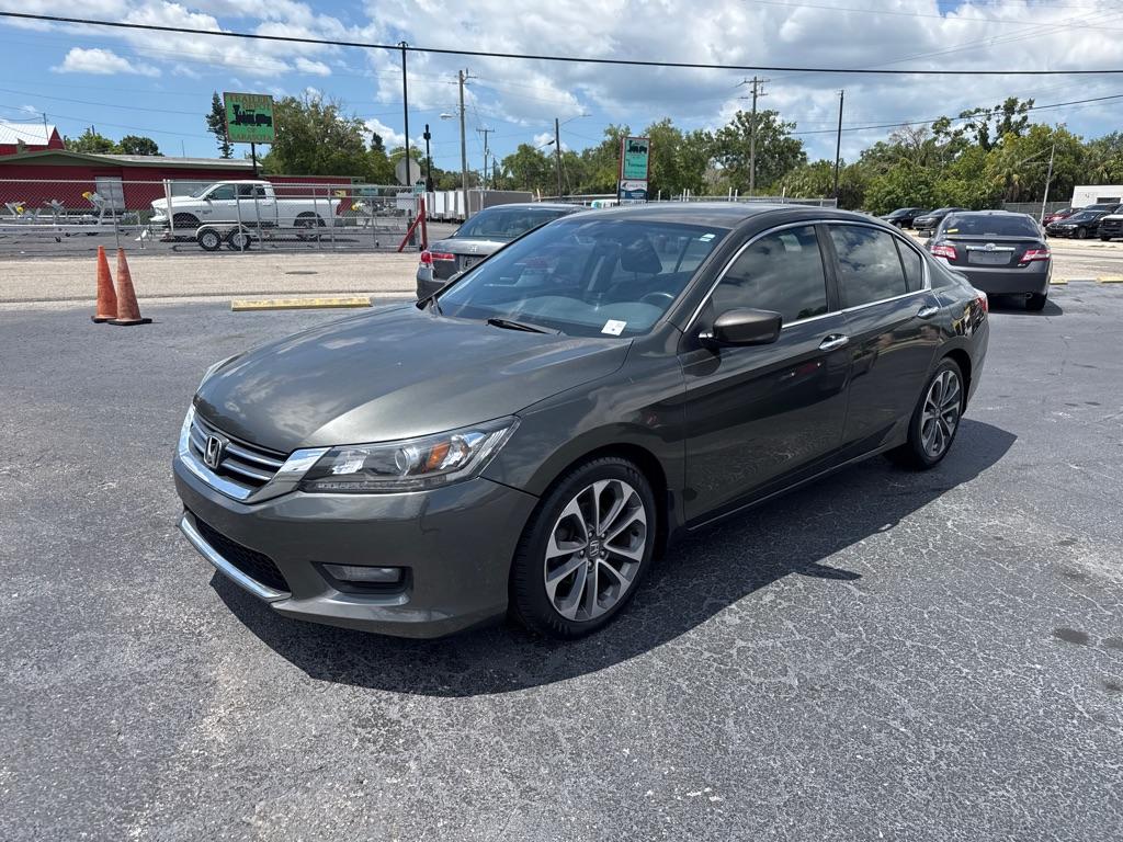 2015 GRAY HONDA ACCORD SPORT (1HGCR2F52FA) with an 2.4L engine, Continuously Variable transmission, located at 2929 9th St. West, Bradenton, 34205, (941) 242-2810, 27.473591, -82.570679 - Thanks for inquring into DriveNation USA! All vehicles listed can be viewed at www.drivenationusa.com for vehicle history reports and additonal info. We cannot quote any terms such as down payments or monthly payments without an application. You can apply directly at www.drivenationusa.com or by con - Photo#3