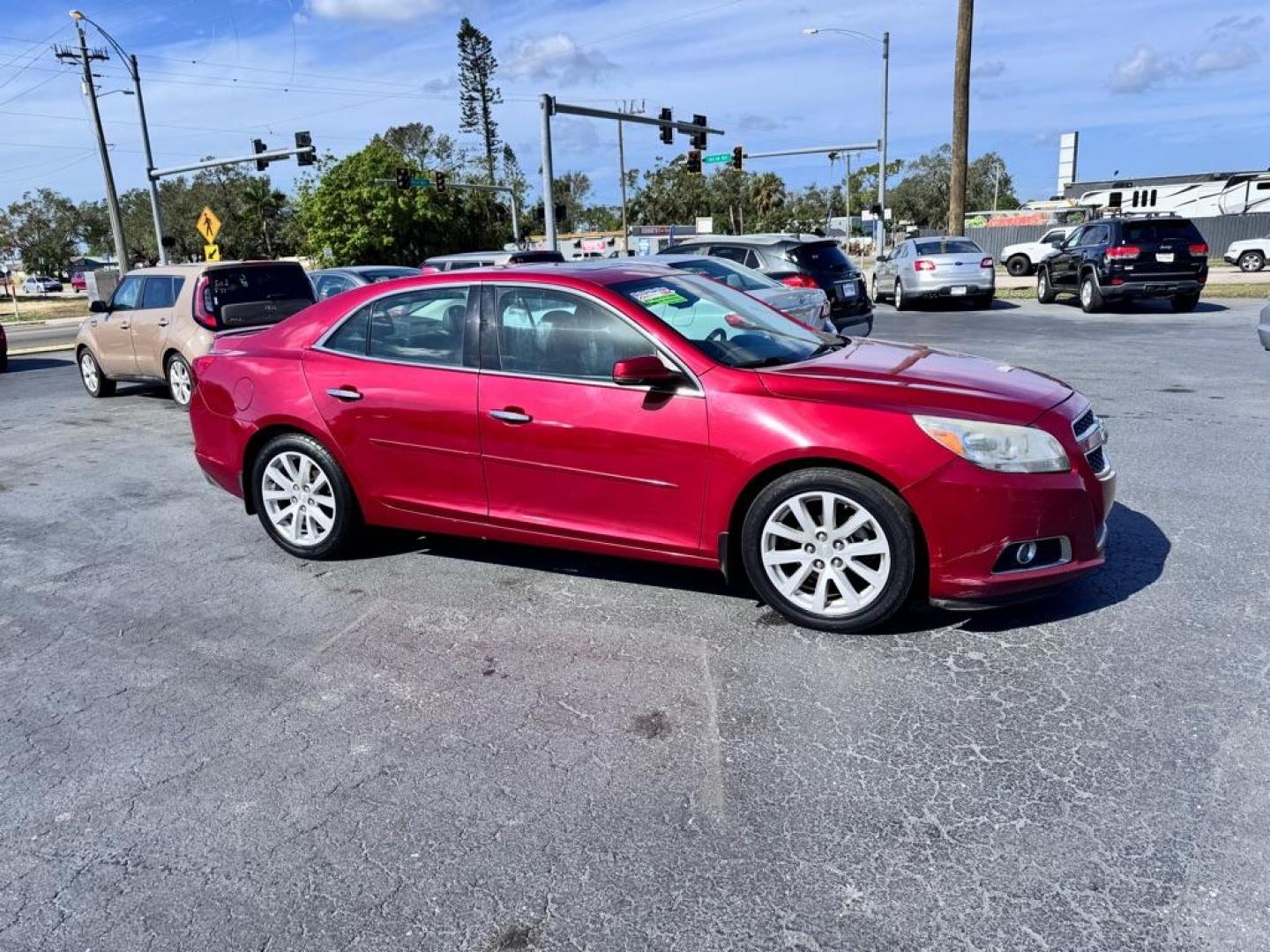 2013 RED CHEVROLET MALIBU 2LT (1G11E5SA0DF) with an 2.5L engine, Automatic transmission, located at 2929 9th St. West, Bradenton, 34205, (941) 242-2810, 27.473591, -82.570679 - Thanks for inquring into DriveNation USA! All vehicles listed can be viewed at www.drivenationusa.com for vehicle history reports and additonal info. We cannot quote any terms such as down payments or monthly payments without an application. You can apply directly at www.drivenationusa.com or by con - Photo#0