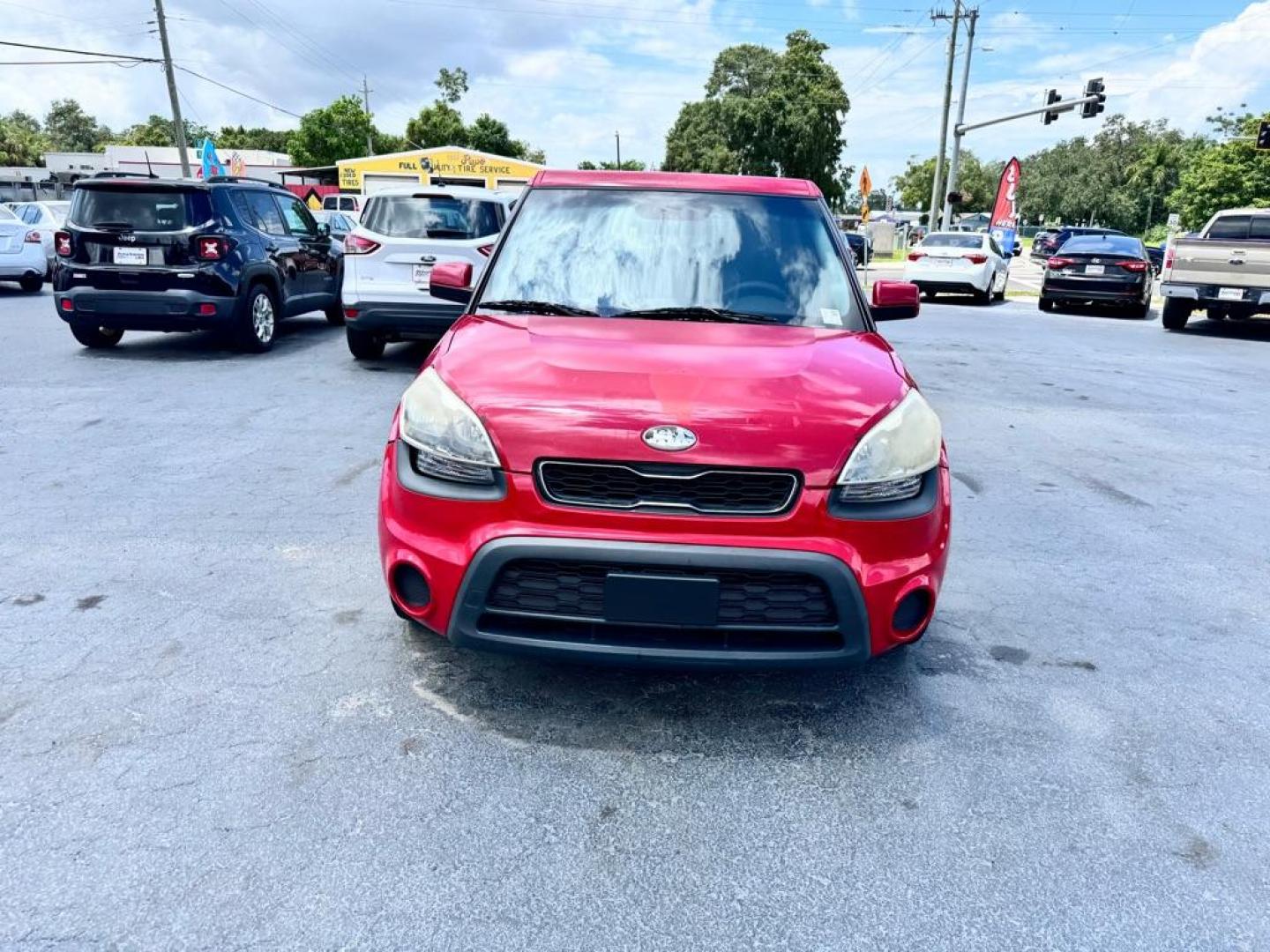 2013 RED KIA SOUL (KNDJT2A50D7) with an 1.6L engine, Automatic transmission, located at 2929 9th St. West, Bradenton, 34205, (941) 242-2810, 27.473591, -82.570679 - Thanks for inquring into DriveNation USA! All vehicles listed can be viewed at www.drivenationusa.com for vehicle history reports and additonal info. We cannot quote any terms such as down payments or monthly payments without an application. You can apply directly at www.drivenationusa.com or by con - Photo#2