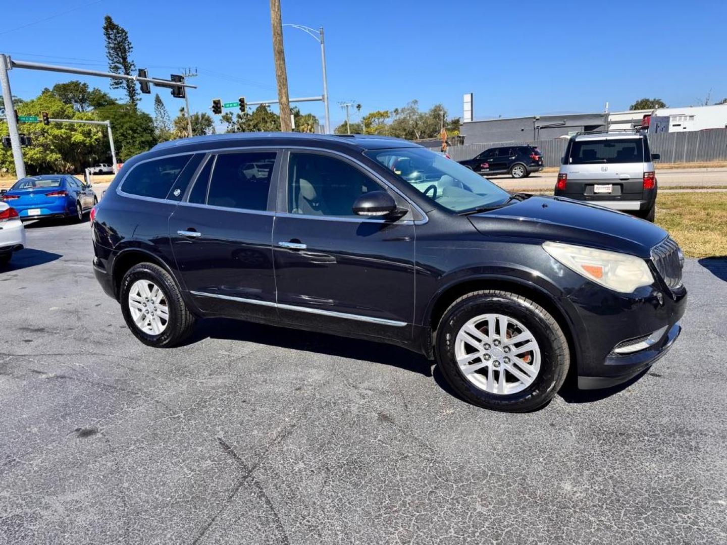2013 BLACK BUICK ENCLAVE (5GAKRBKD5DJ) with an 3.6L engine, Automatic transmission, located at 2929 9th St. West, Bradenton, 34205, (941) 242-2810, 27.473591, -82.570679 - Thanks for inquring into DriveNation USA! All vehicles listed can be viewed at www.drivenationusa.com for vehicle history reports and additonal info. We cannot quote any terms such as down payments or monthly payments without an application. You can apply directly at www.drivenationusa.com or by con - Photo#1