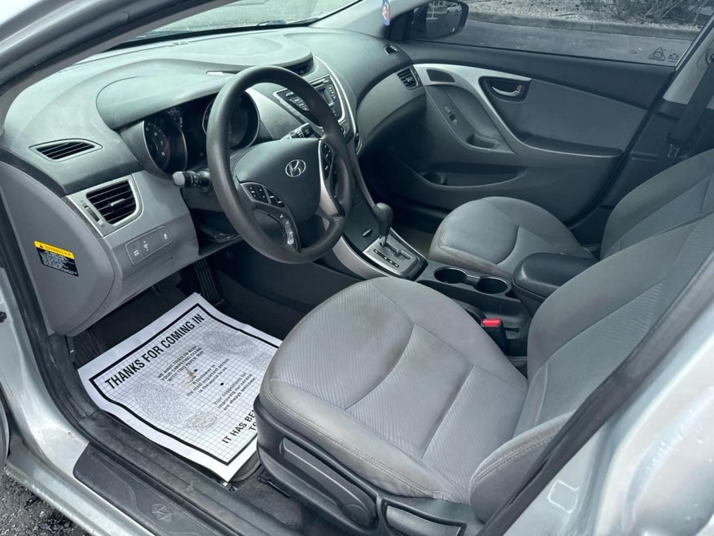 2013 SILVER HYUNDAI ELANTRA GLS (5NPDH4AE9DH) with an 1.8L engine, Automatic transmission, located at 2929 9th St. West, Bradenton, 34205, (941) 242-2810, 27.473591, -82.570679 - Photo#7