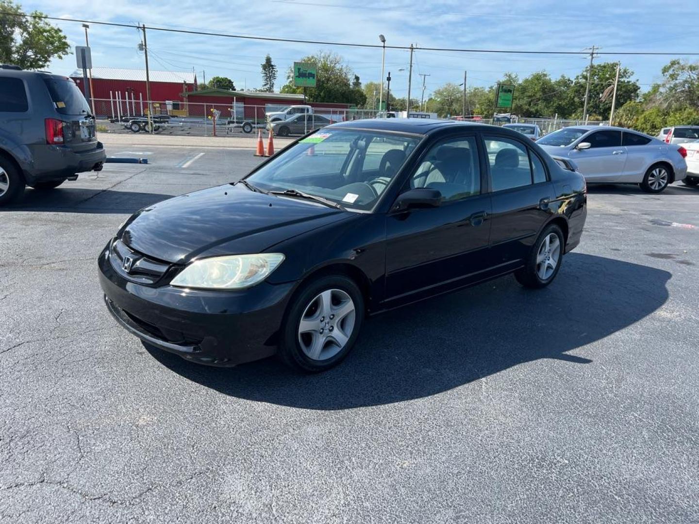 2005 BLACK HONDA CIVIC EX (2HGES26765H) with an 1.7L engine, Automatic transmission, located at 2929 9th St. West, Bradenton, 34205, (941) 242-2810, 27.473591, -82.570679 - Thanks for inquring into DriveNation USA! All vehicles listed can be viewed at www.drivenationusa.com for vehicle history reports and additonal info. We cannot quote any terms such as down payments or monthly payments without an application. You can apply directly at www.drivenationusa.com or by con - Photo#3