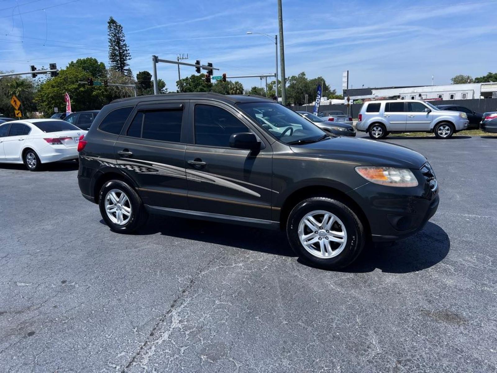 2010 BLACK HYUNDAI SANTA FE GLS (5NMSG3AB8AH) with an 2.4L engine, Automatic transmission, located at 2929 9th St. West, Bradenton, 34205, (941) 242-2810, 27.473591, -82.570679 - Thanks for inquring into DriveNation USA! All vehicles listed can be viewed at www.drivenationusa.com for vehicle history reports and additonal info. We cannot quote any terms such as down payments or monthly payments without an application. You can apply directly at www.drivenationusa.com or by con - Photo #0