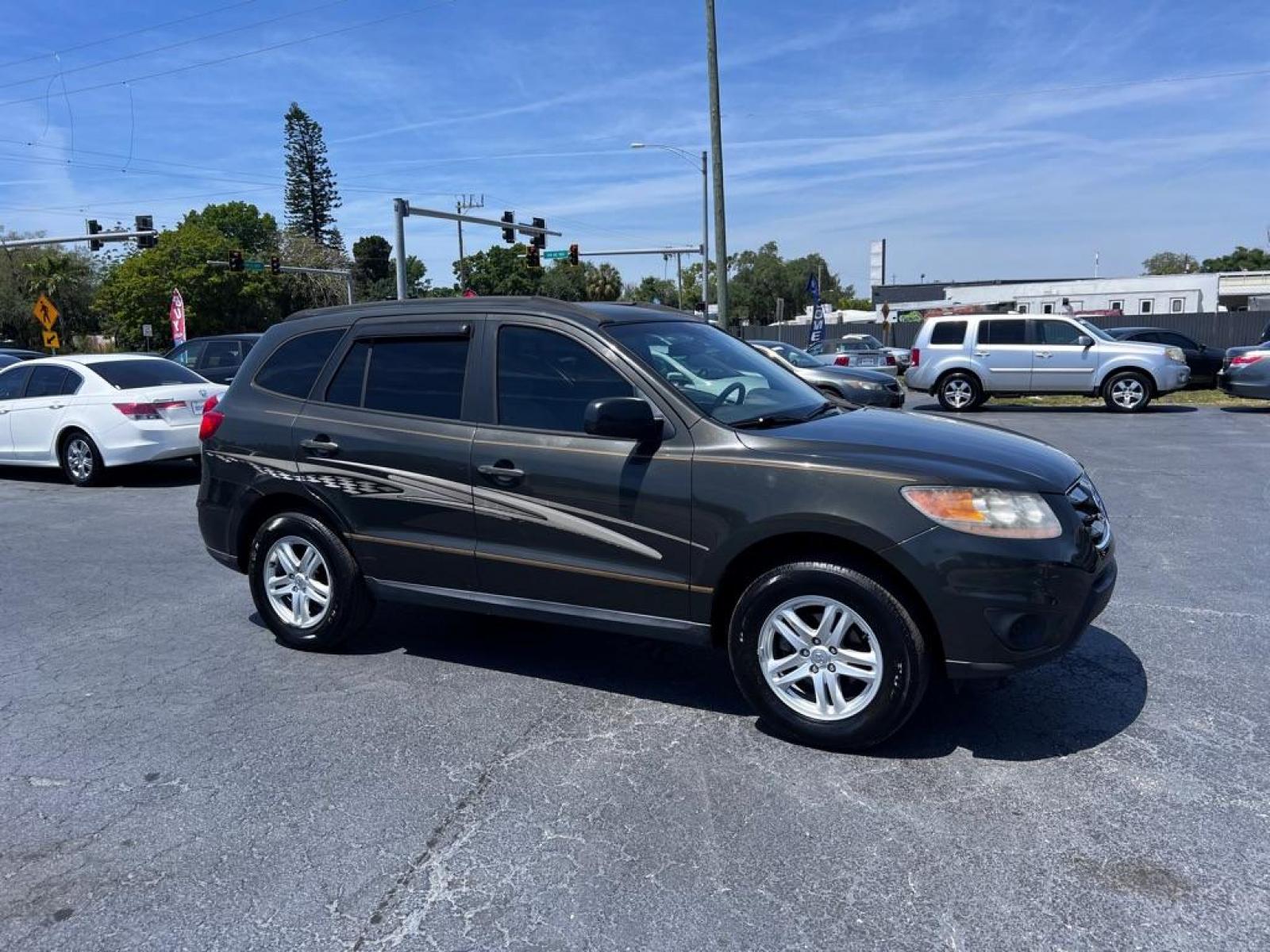2010 BLACK HYUNDAI SANTA FE GLS (5NMSG3AB8AH) with an 2.4L engine, Automatic transmission, located at 2929 9th St. West, Bradenton, 34205, (941) 242-2810, 27.473591, -82.570679 - Thanks for inquring into DriveNation USA! All vehicles listed can be viewed at www.drivenationusa.com for vehicle history reports and additonal info. We cannot quote any terms such as down payments or monthly payments without an application. You can apply directly at www.drivenationusa.com or by con - Photo #1