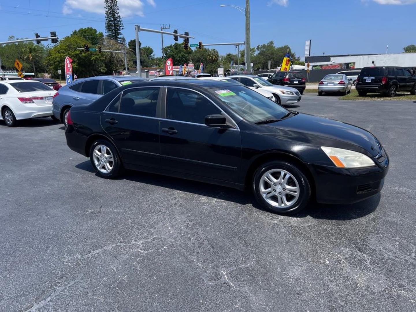2007 BLACK HONDA ACCORD EX (1HGCM56857A) with an 2.4L engine, Automatic transmission, located at 2929 9th St. West, Bradenton, 34205, (941) 242-2810, 27.473591, -82.570679 - Thanks for inquring into DriveNation USA! All vehicles listed can be viewed at www.drivenationusa.com for vehicle history reports and additonal info. We cannot quote any terms such as down payments or monthly payments without an application. You can apply directly at www.drivenationusa.com or by con - Photo#0