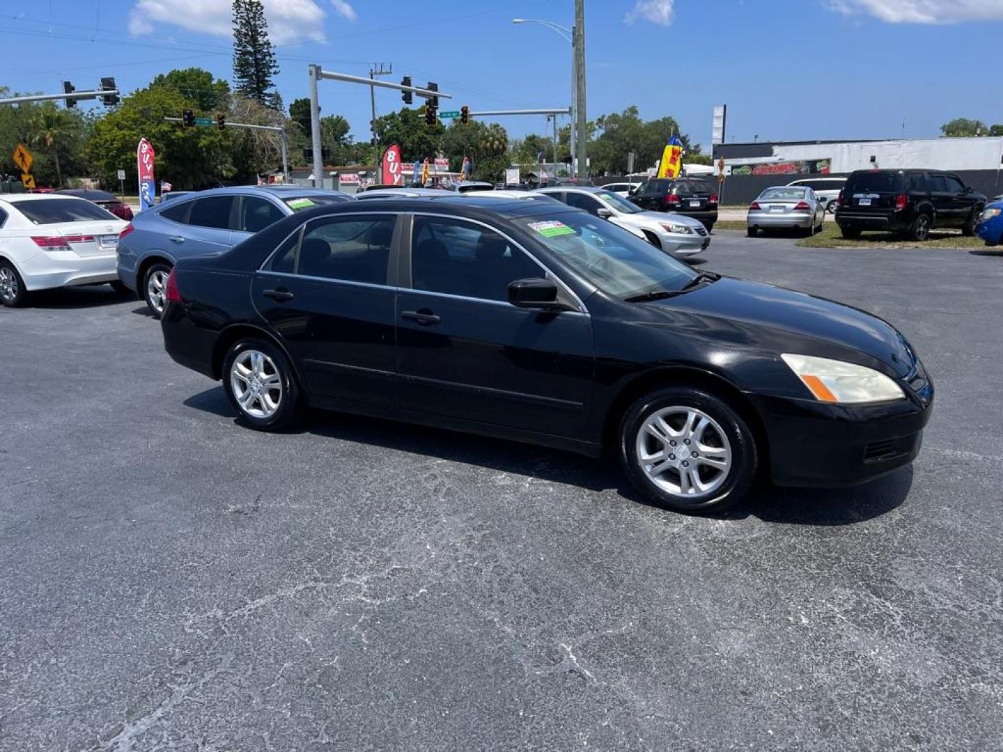2007 BLACK HONDA ACCORD EX (1HGCM56857A) with an 2.4L engine, Automatic transmission, located at 2929 9th St. West, Bradenton, 34205, (941) 242-2810, 27.473591, -82.570679 - Thanks for inquring into DriveNation USA! All vehicles listed can be viewed at www.drivenationusa.com for vehicle history reports and additonal info. We cannot quote any terms such as down payments or monthly payments without an application. You can apply directly at www.drivenationusa.com or by con - Photo#2