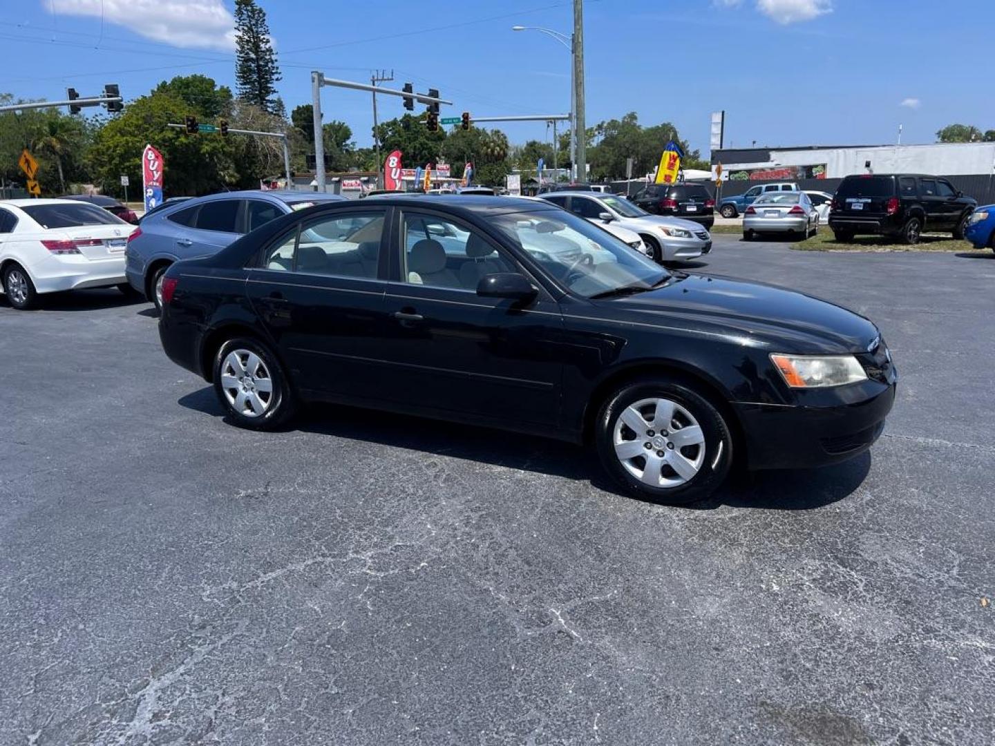 2007 BLACK HYUNDAI SONATA GLS (5NPET46C77H) with an 2.4L engine, Automatic transmission, located at 2929 9th St. West, Bradenton, 34205, (941) 242-2810, 27.473591, -82.570679 - Thanks for inquring into DriveNation USA! All vehicles listed can be viewed at www.drivenationusa.com for vehicle history reports and additonal info. We cannot quote any terms such as down payments or monthly payments without an application. You can apply directly at www.drivenationusa.com or by con - Photo#0