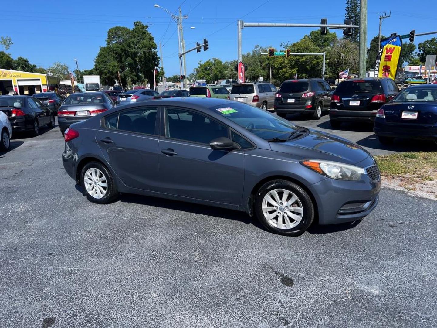 2014 BLUE KIA FORTE LX (KNAFX4A66E5) with an 1.8L engine, Automatic transmission, located at 2929 9th St. West, Bradenton, 34205, (941) 242-2810, 27.473591, -82.570679 - Thanks for inquring into DriveNation USA! All vehicles listed can be viewed at www.drivenationusa.com for vehicle history reports and additonal info. We cannot quote any terms such as down payments or monthly payments without an application. You can apply directly at www.drivenationusa.com or by con - Photo#0
