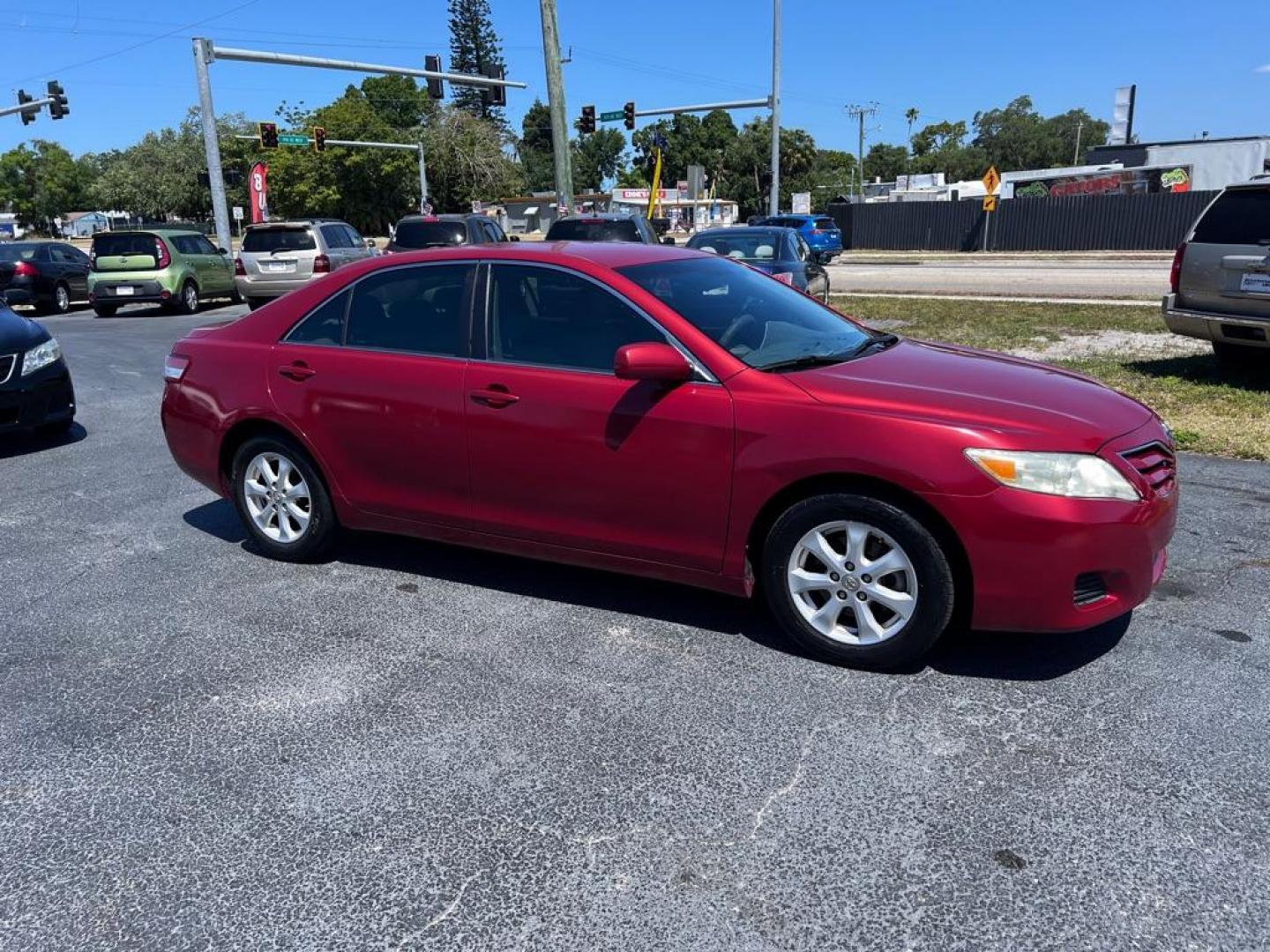 2011 RED TOYOTA CAMRY BASE (4T1BF3EK3BU) with an 2.5L engine, Automatic transmission, located at 2929 9th St. West, Bradenton, 34205, (941) 242-2810, 27.473591, -82.570679 - Thanks for inquring into DriveNation USA! All vehicles listed can be viewed at www.drivenationusa.com for vehicle history reports and additonal info. We cannot quote any terms such as down payments or monthly payments without an application. You can apply directly at www.drivenationusa.com or by con - Photo#0