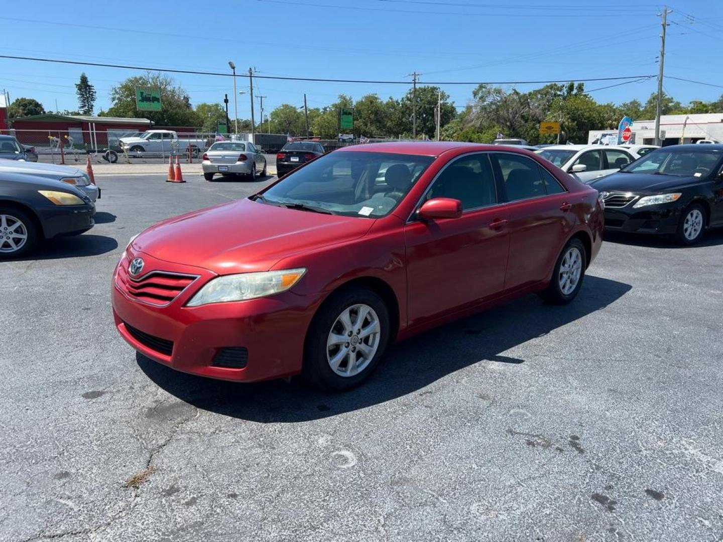2011 RED TOYOTA CAMRY BASE (4T1BF3EK3BU) with an 2.5L engine, Automatic transmission, located at 2929 9th St. West, Bradenton, 34205, (941) 242-2810, 27.473591, -82.570679 - Thanks for inquring into DriveNation USA! All vehicles listed can be viewed at www.drivenationusa.com for vehicle history reports and additonal info. We cannot quote any terms such as down payments or monthly payments without an application. You can apply directly at www.drivenationusa.com or by con - Photo#4