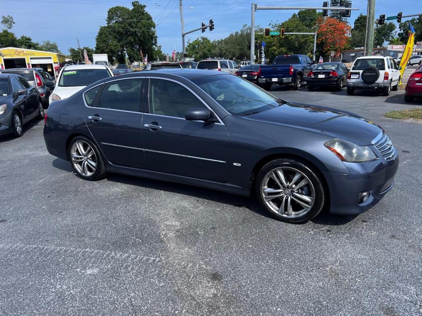 2008 GRAY INFINITI M35 SPORT (JNKAY01E98M) with an 3.5L engine, Automatic transmission, located at 2929 9th St. West, Bradenton, 34205, (941) 242-2810, 27.473591, -82.570679 - Photo#0