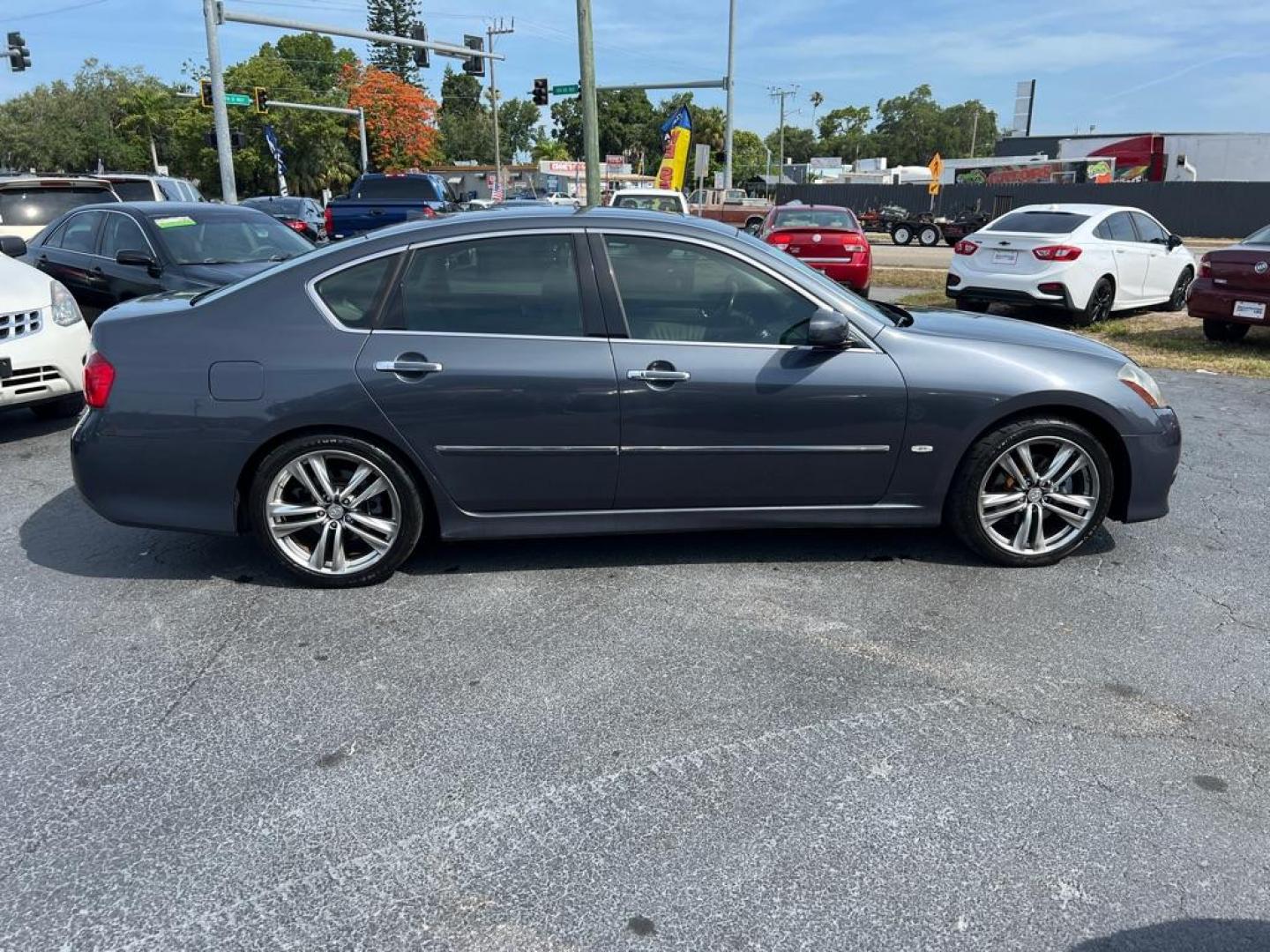 2008 GRAY INFINITI M35 SPORT (JNKAY01E98M) with an 3.5L engine, Automatic transmission, located at 2929 9th St. West, Bradenton, 34205, (941) 242-2810, 27.473591, -82.570679 - Photo#12