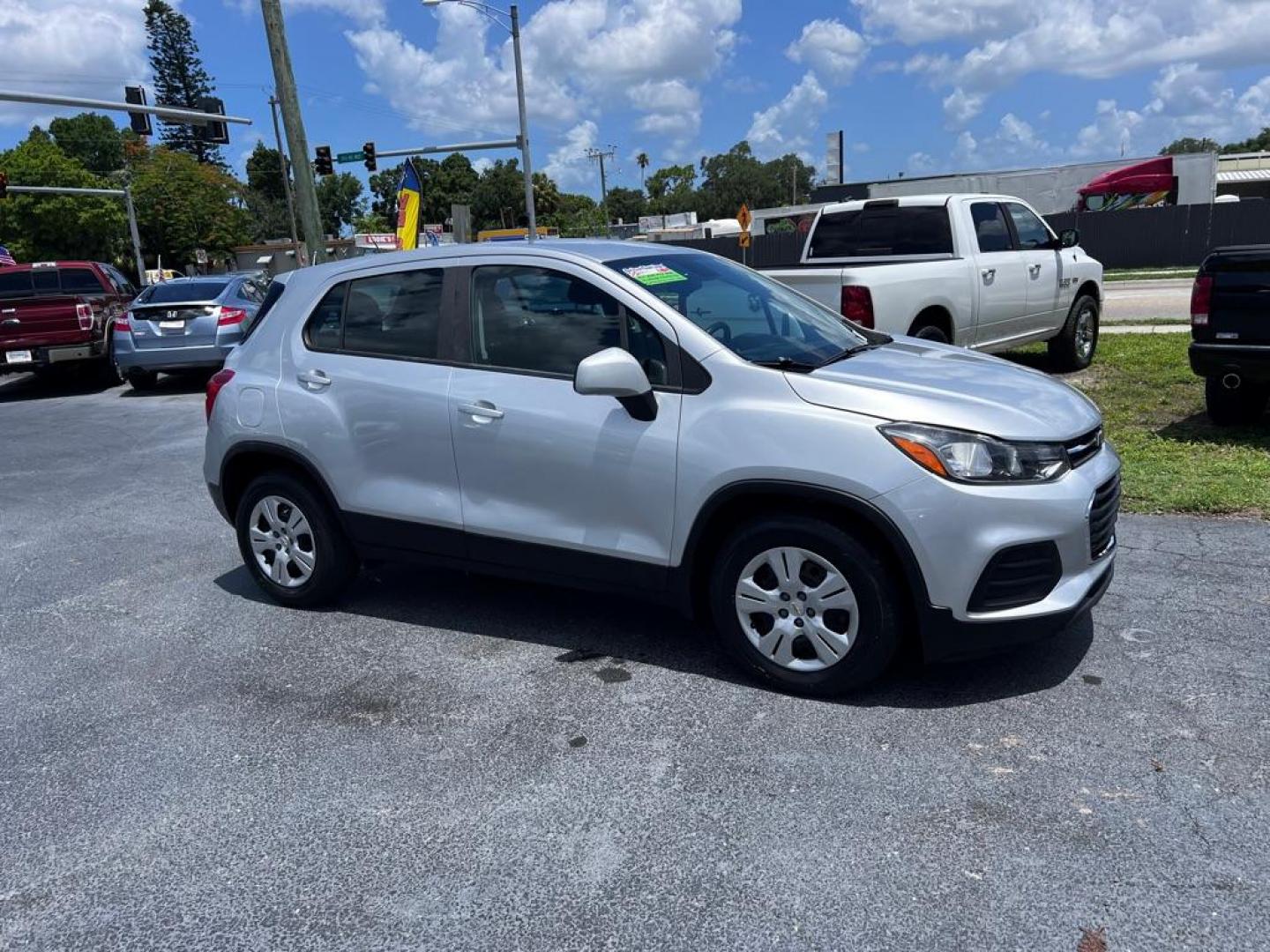 2017 SILVER CHEVROLET TRAX LS (KL7CJKSB6HB) with an 1.4L engine, Automatic transmission, located at 2929 9th St. West, Bradenton, 34205, (941) 242-2810, 27.473591, -82.570679 - Thanks for inquring into DriveNation USA! All vehicles listed can be viewed at www.drivenationusa.com for vehicle history reports and additonal info. We cannot quote any terms such as down payments or monthly payments without an application. You can apply directly at www.drivenationusa.com or by con - Photo#0