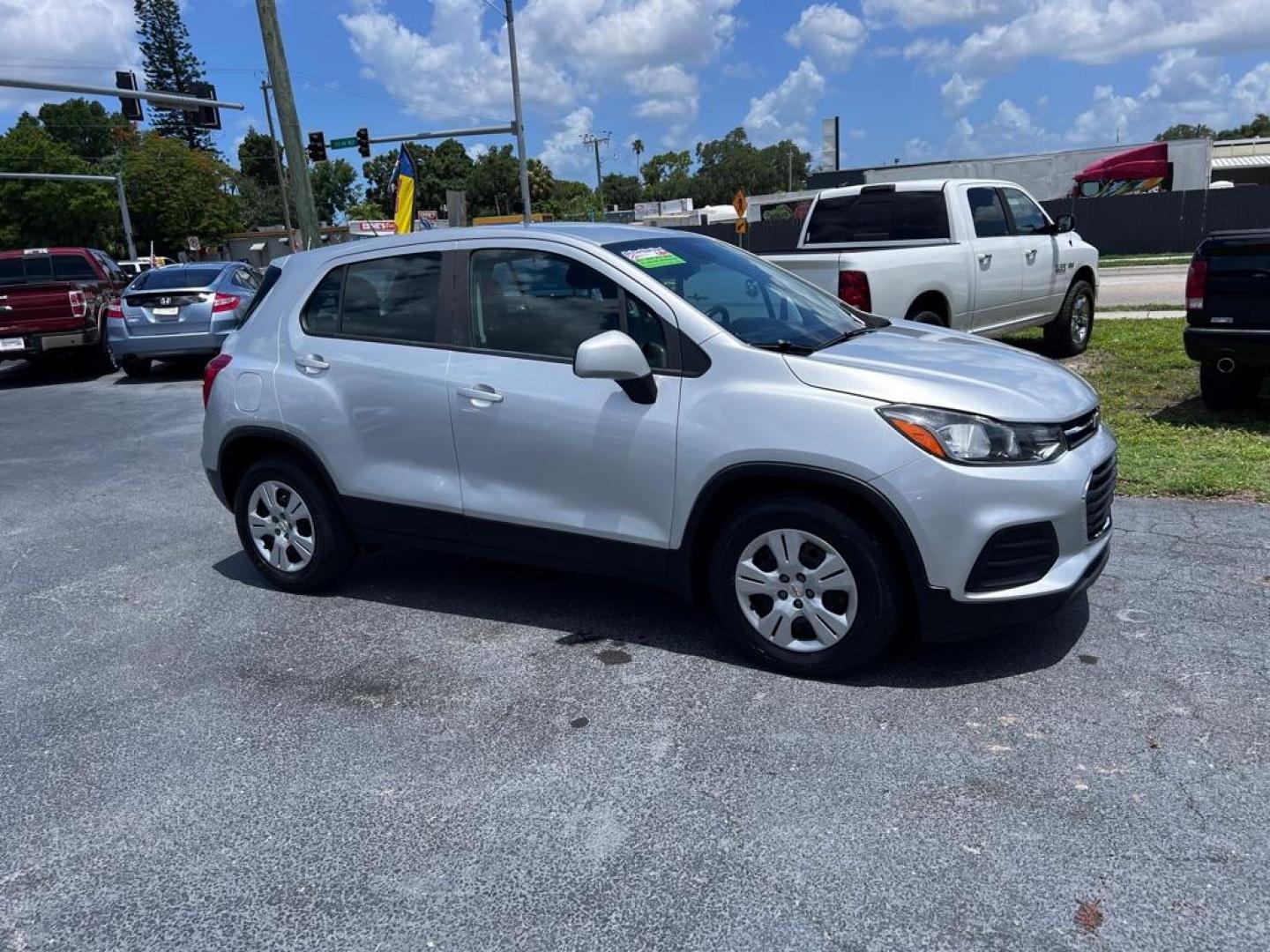 2017 SILVER CHEVROLET TRAX LS (KL7CJKSB6HB) with an 1.4L engine, Automatic transmission, located at 2929 9th St. West, Bradenton, 34205, (941) 242-2810, 27.473591, -82.570679 - Thanks for inquring into DriveNation USA! All vehicles listed can be viewed at www.drivenationusa.com for vehicle history reports and additonal info. We cannot quote any terms such as down payments or monthly payments without an application. You can apply directly at www.drivenationusa.com or by con - Photo#1