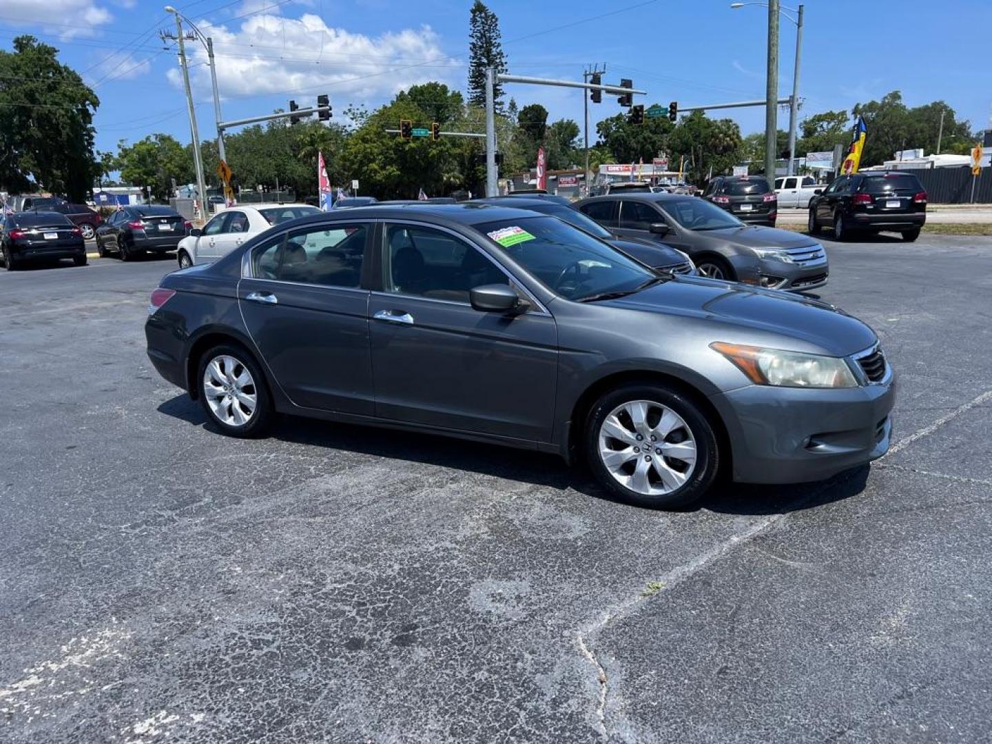 2012 GRAY HONDA ACCORD LXP (1HGCP2F42CA) with an 2.4L engine, Automatic transmission, located at 2929 9th St. West, Bradenton, 34205, (941) 242-2810, 27.473591, -82.570679 - Photo#1