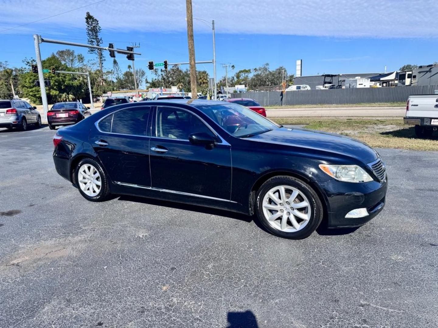 2008 BLACK LEXUS LS 460 (JTHBL46F185) with an 4.6L engine, Automatic transmission, located at 2929 9th St. West, Bradenton, 34205, (941) 242-2810, 27.473591, -82.570679 - Thanks for inquring into DriveNation USA! All vehicles listed can be viewed at www.drivenationusa.com for vehicle history reports and additonal info. We cannot quote any terms such as down payments or monthly payments without an application. You can apply directly at www.drivenationusa.com or by con - Photo#0