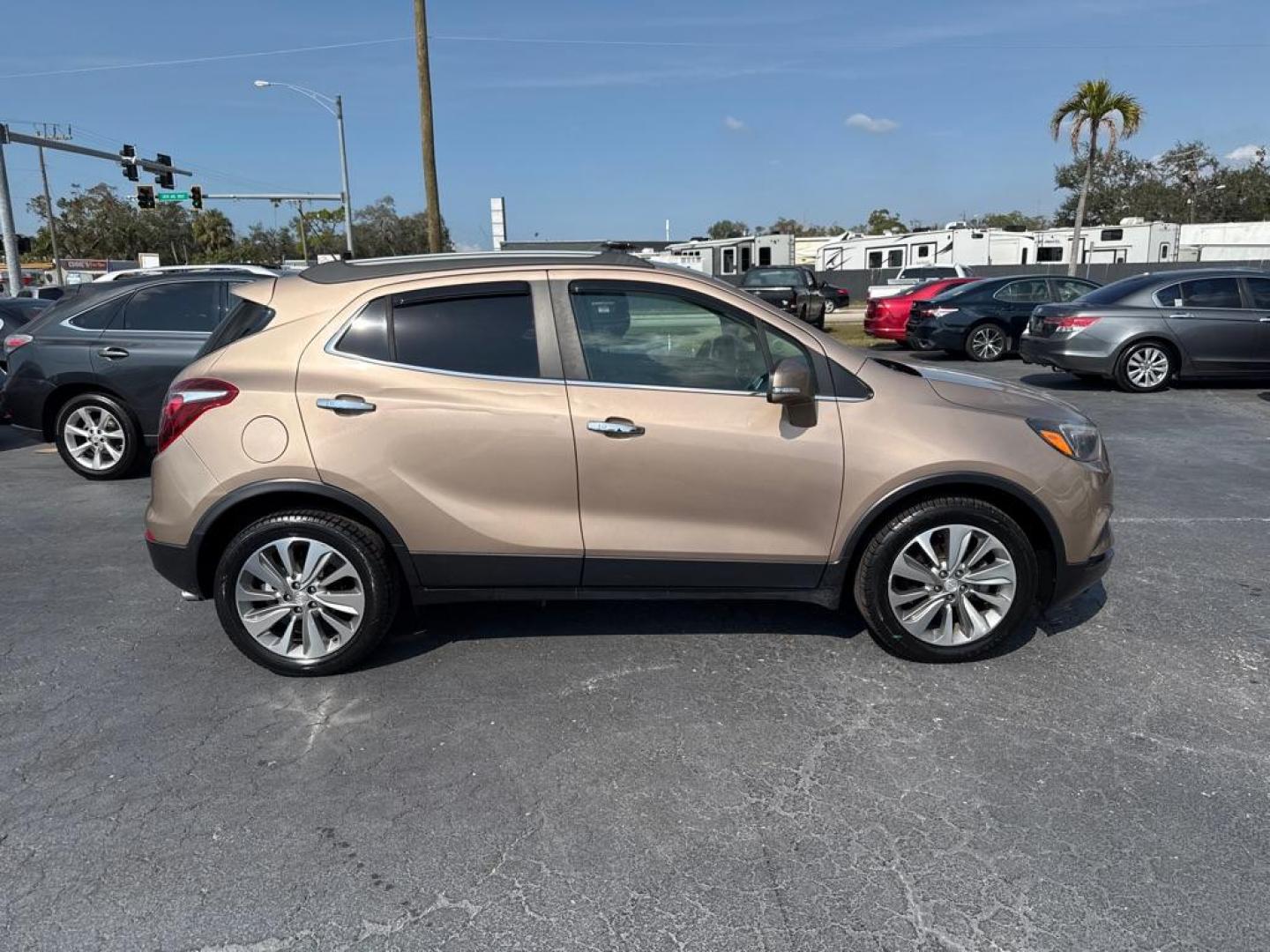 2018 TAN BUICK ENCORE PREFERRED (KL4CJASB5JB) with an 1.4L engine, Automatic transmission, located at 2929 9th St. West, Bradenton, 34205, (941) 242-2810, 27.473591, -82.570679 - Photo#8
