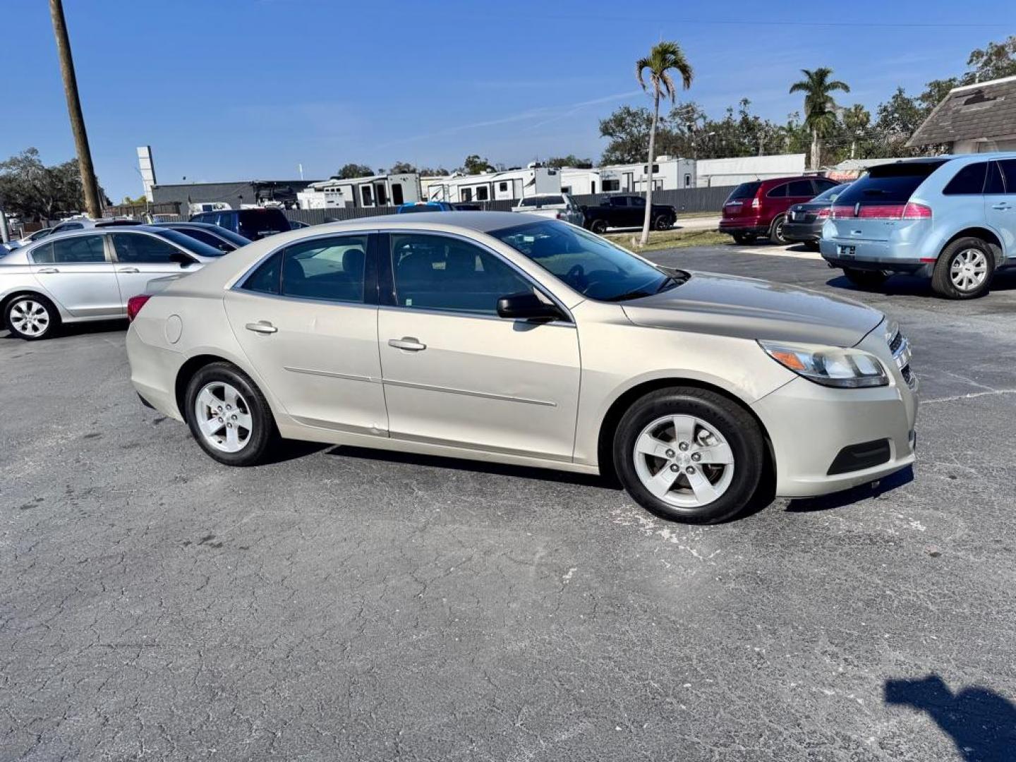 2013 TAN CHEVROLET MALIBU LS (1G11B5SA5DF) with an 2.5L engine, Automatic transmission, located at 2929 9th St. West, Bradenton, 34205, (941) 242-2810, 27.473591, -82.570679 - Thanks for inquring into DriveNation USA! All vehicles listed can be viewed at www.drivenationusa.com for vehicle history reports and additonal info. We cannot quote any terms such as down payments or monthly payments without an application. You can apply directly at www.drivenationusa.com or by con - Photo#1