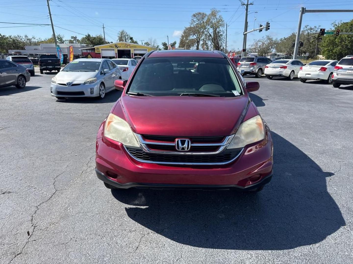 2011 RED HONDA CR-V EXL (5J6RE3H75BL) with an 2.4L engine, Automatic transmission, located at 2929 9th St. West, Bradenton, 34205, (941) 242-2810, 27.473591, -82.570679 - Photo#2