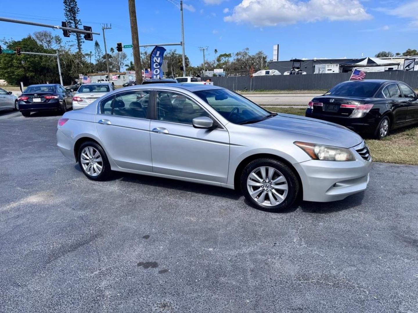 2012 SILVER HONDA ACCORD EXL (1HGCP3F8XCA) with an 3.5L engine, Automatic transmission, located at 2929 9th St. West, Bradenton, 34205, (941) 242-2810, 27.473591, -82.570679 - Thanks for inquring into DriveNation USA! All vehicles listed can be viewed at www.drivenationusa.com for vehicle history reports and additonal info. We cannot quote any terms such as down payments or monthly payments without an application. You can apply directly at www.drivenationusa.com or by con - Photo#1