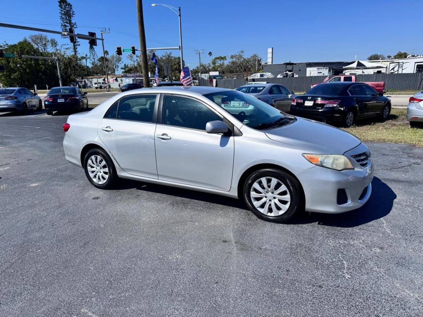 2013 SILVER TOYOTA COROLLA LE (5YFBU4EE1DP) with an 1.8L engine, Automatic transmission, located at 2929 9th St. West, Bradenton, 34205, (941) 242-2810, 27.473591, -82.570679 - Thanks for inquring into DriveNation USA! All vehicles listed can be viewed at www.drivenationusa.com for vehicle history reports and additonal info. We cannot quote any terms such as down payments or monthly payments without an application. You can apply directly at www.drivenationusa.com or by con - Photo#0