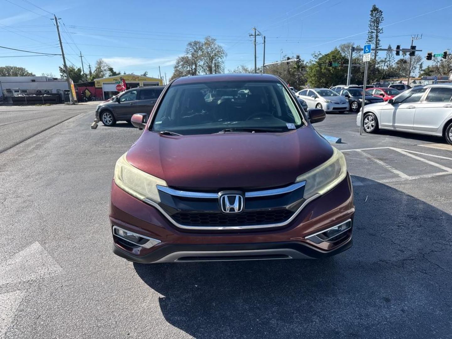 2016 MAROON HONDA CR-V EX (3CZRM3H56GG) with an 2.4L engine, Continuously Variable transmission, located at 2929 9th St. West, Bradenton, 34205, (941) 242-2810, 27.473591, -82.570679 - Photo#2