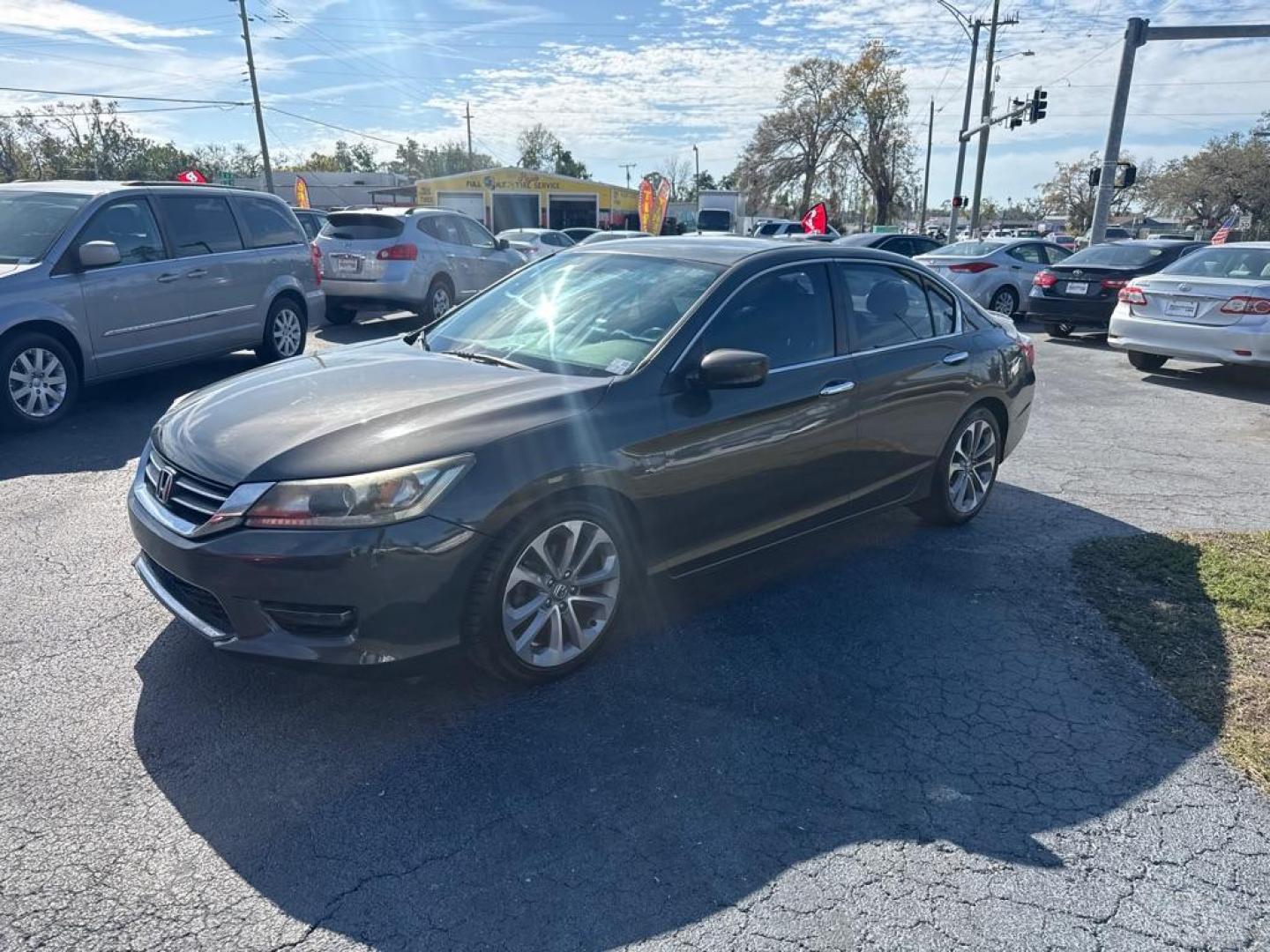 2013 GRAY HONDA ACCORD SPORT (1HGCR2F55DA) with an 2.4L engine, Continuously Variable transmission, located at 2929 9th St. West, Bradenton, 34205, (941) 242-2810, 27.473591, -82.570679 - Thanks for inquring into DriveNation USA! All vehicles listed can be viewed at www.drivenationusa.com for vehicle history reports and additonal info. We cannot quote any terms such as down payments or monthly payments without an application. You can apply directly at www.drivenationusa.com or by con - Photo#3