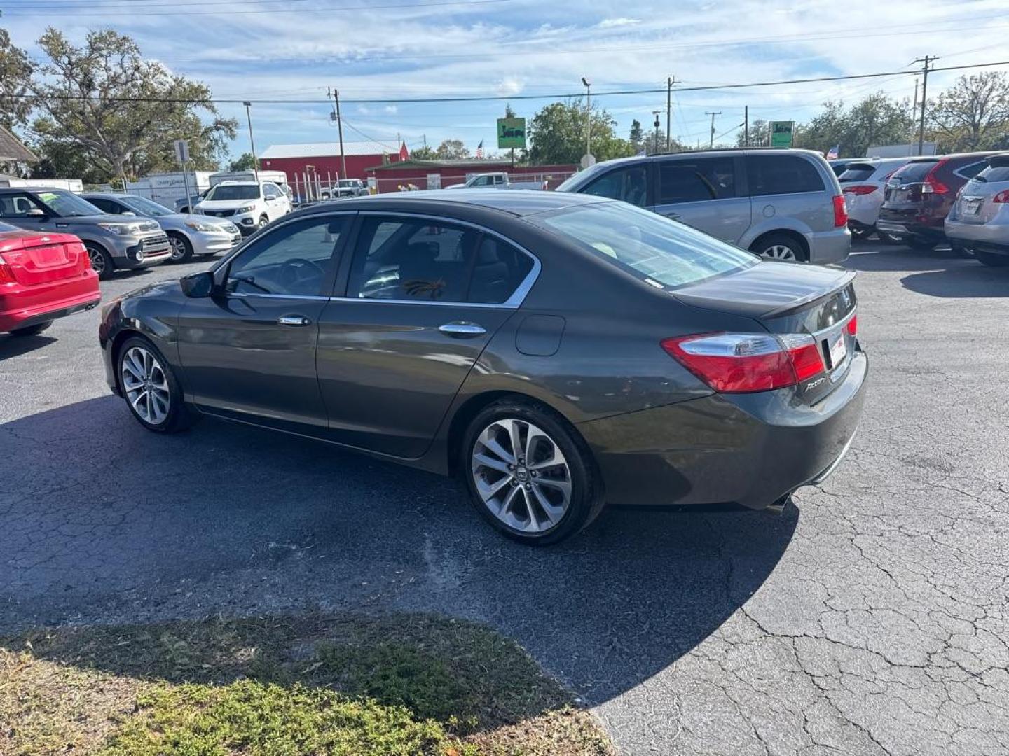 2013 GRAY HONDA ACCORD SPORT (1HGCR2F55DA) with an 2.4L engine, Continuously Variable transmission, located at 2929 9th St. West, Bradenton, 34205, (941) 242-2810, 27.473591, -82.570679 - Thanks for inquring into DriveNation USA! All vehicles listed can be viewed at www.drivenationusa.com for vehicle history reports and additonal info. We cannot quote any terms such as down payments or monthly payments without an application. You can apply directly at www.drivenationusa.com or by con - Photo#5
