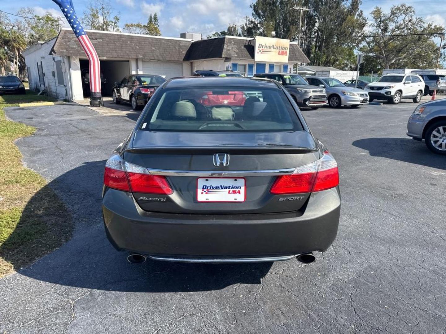 2013 GRAY HONDA ACCORD SPORT (1HGCR2F55DA) with an 2.4L engine, Continuously Variable transmission, located at 2929 9th St. West, Bradenton, 34205, (941) 242-2810, 27.473591, -82.570679 - Thanks for inquring into DriveNation USA! All vehicles listed can be viewed at www.drivenationusa.com for vehicle history reports and additonal info. We cannot quote any terms such as down payments or monthly payments without an application. You can apply directly at www.drivenationusa.com or by con - Photo#6
