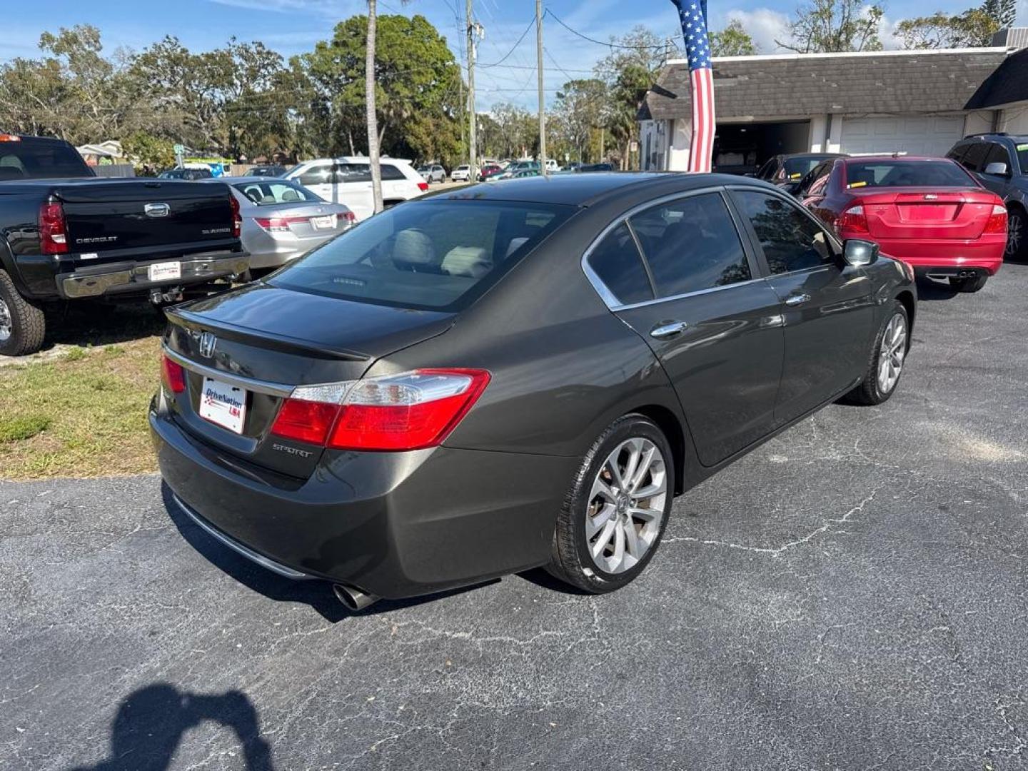 2013 GRAY HONDA ACCORD SPORT (1HGCR2F55DA) with an 2.4L engine, Continuously Variable transmission, located at 2929 9th St. West, Bradenton, 34205, (941) 242-2810, 27.473591, -82.570679 - Thanks for inquring into DriveNation USA! All vehicles listed can be viewed at www.drivenationusa.com for vehicle history reports and additonal info. We cannot quote any terms such as down payments or monthly payments without an application. You can apply directly at www.drivenationusa.com or by con - Photo#7