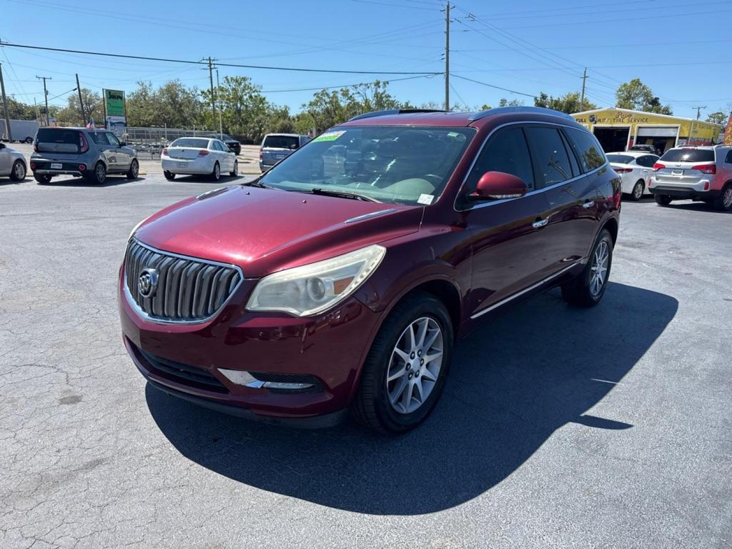 2016 RED BUICK ENCLAVE (5GAKRBKD9GJ) with an 3.6L engine, Automatic transmission, located at 2929 9th St. West, Bradenton, 34205, (941) 242-2810, 27.473591, -82.570679 - Thanks for inquring into DriveNation USA! All vehicles listed can be viewed at www.drivenationusa.com for vehicle history reports and additonal info. We cannot quote any terms such as down payments or monthly payments without an application. You can apply directly at www.drivenationusa.com or by con - Photo#3