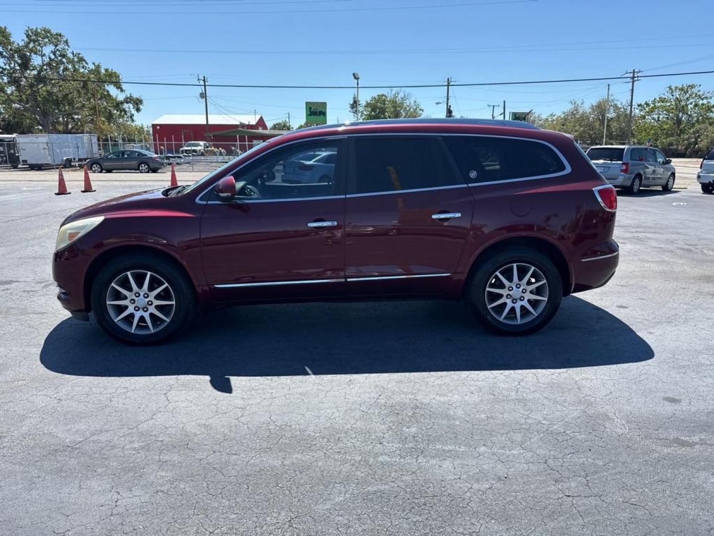 2016 RED BUICK ENCLAVE (5GAKRBKD9GJ) with an 3.6L engine, Automatic transmission, located at 2929 9th St. West, Bradenton, 34205, (941) 242-2810, 27.473591, -82.570679 - Thanks for inquring into DriveNation USA! All vehicles listed can be viewed at www.drivenationusa.com for vehicle history reports and additonal info. We cannot quote any terms such as down payments or monthly payments without an application. You can apply directly at www.drivenationusa.com or by con - Photo#4