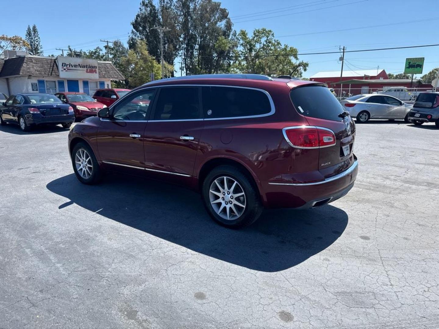 2016 RED BUICK ENCLAVE (5GAKRBKD9GJ) with an 3.6L engine, Automatic transmission, located at 2929 9th St. West, Bradenton, 34205, (941) 242-2810, 27.473591, -82.570679 - Thanks for inquring into DriveNation USA! All vehicles listed can be viewed at www.drivenationusa.com for vehicle history reports and additonal info. We cannot quote any terms such as down payments or monthly payments without an application. You can apply directly at www.drivenationusa.com or by con - Photo#5