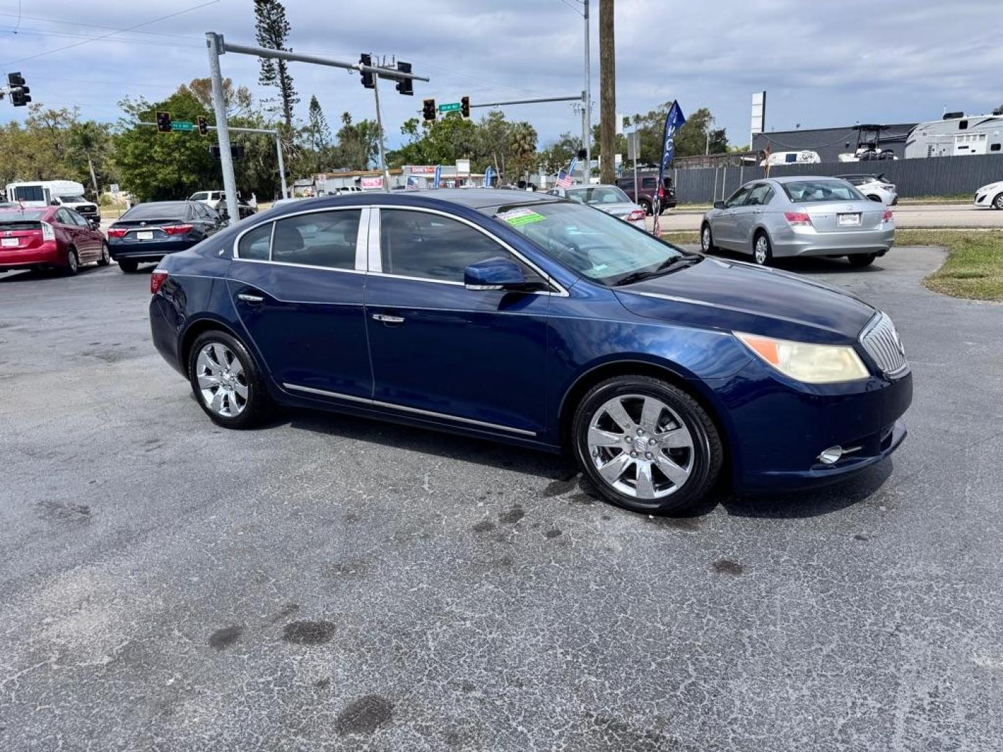 2011 BLUE BUICK LACROSSE CXS (1G4GE5ED6BF) with an 3.6L engine, Automatic transmission, located at 2929 9th St. West, Bradenton, 34205, (941) 242-2810, 27.473591, -82.570679 - Photo#0