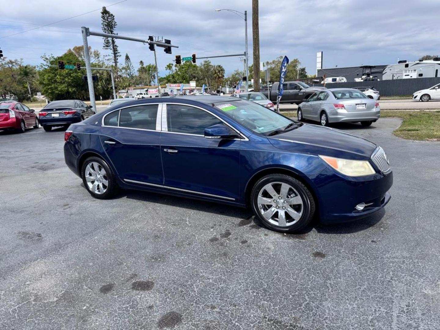 2011 BLUE BUICK LACROSSE CXS (1G4GE5ED6BF) with an 3.6L engine, Automatic transmission, located at 2929 9th St. West, Bradenton, 34205, (941) 242-2810, 27.473591, -82.570679 - Photo#1