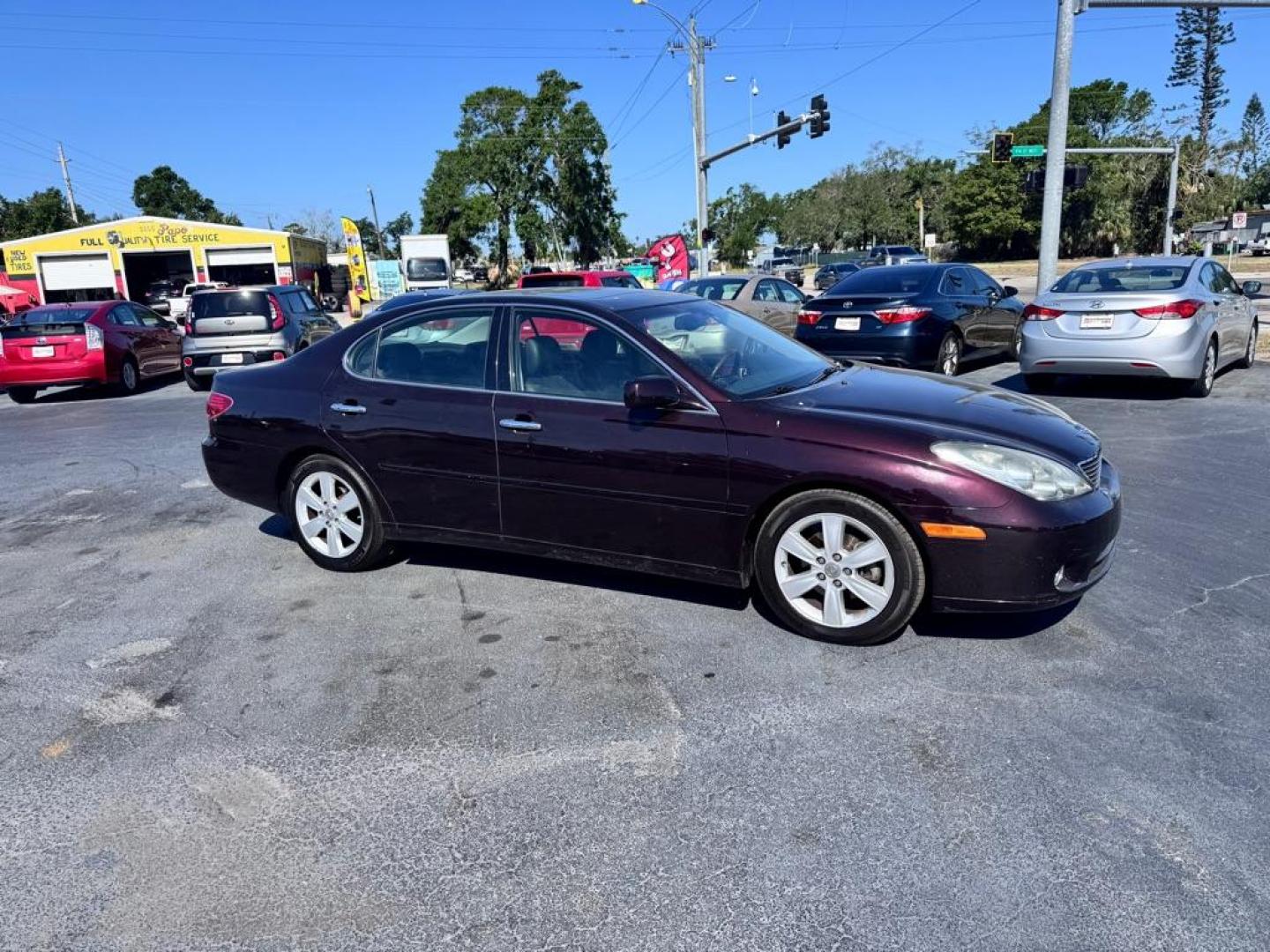 2005 PURPLE LEXUS ES 330 (JTHBA30G455) with an 3.3L engine, Automatic transmission, located at 2929 9th St. West, Bradenton, 34205, (941) 242-2810, 27.473591, -82.570679 - Photo#1