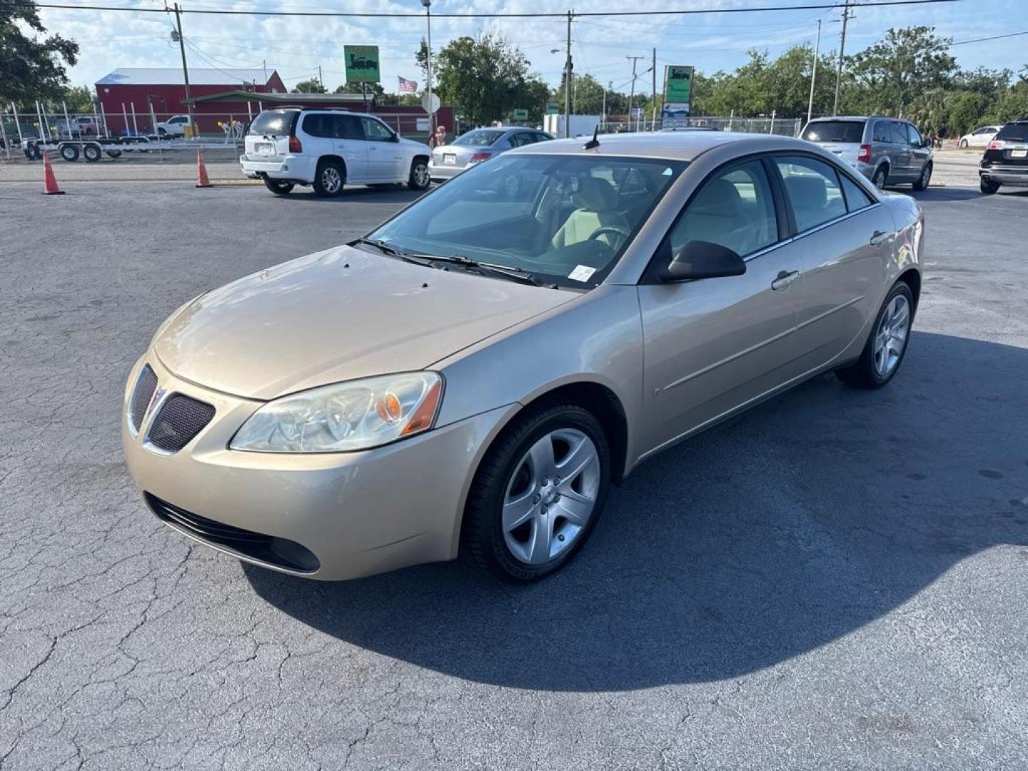 2008 TAN PONTIAC G6 BASE (1G2ZG57B784) with an 2.4L engine, Automatic transmission, located at 2929 9th St. West, Bradenton, 34205, (941) 242-2810, 27.473591, -82.570679 - Thanks for inquring into DriveNation USA! All vehicles listed can be viewed at www.drivenationusa.com for vehicle history reports and additonal info. We cannot quote any terms such as down payments or monthly payments without an application. You can apply directly at www.drivenationusa.com or by con - Photo#3