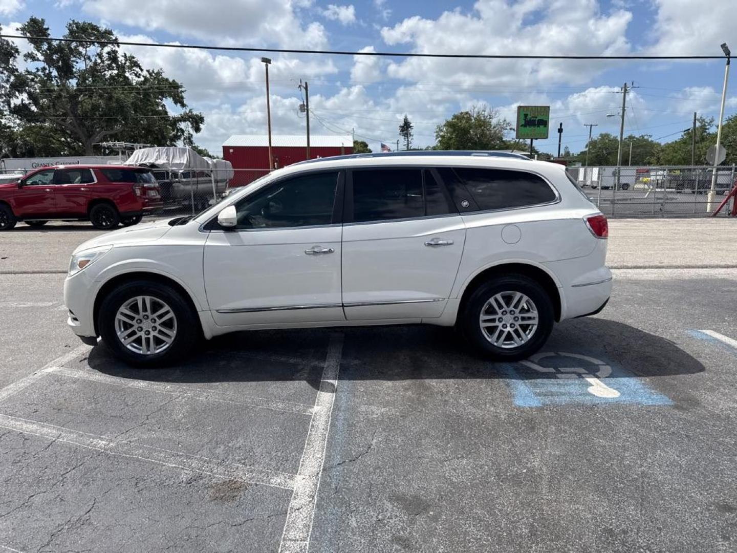 2014 WHITE BUICK ENCLAVE CXL (5GAKRAKD4EJ) with an 3.6L engine, Automatic transmission, located at 2929 9th St. West, Bradenton, 34205, (941) 242-2810, 27.473591, -82.570679 - Thanks for inquring into DriveNation USA! All vehicles listed can be viewed at www.drivenationusa.com for vehicle history reports and additonal info. We cannot quote any terms such as down payments or monthly payments without an application. You can apply directly at www.drivenationusa.com or by con - Photo#4