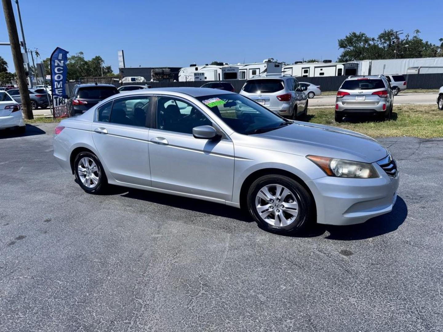 2012 SILVER HONDA ACCORD SE (1HGCP2F61CA) with an 2.4L engine, Automatic transmission, located at 2929 9th St. West, Bradenton, 34205, (941) 242-2810, 27.473591, -82.570679 - Thanks for inquring into DriveNation USA! All vehicles listed can be viewed at www.drivenationusa.com for vehicle history reports and additonal info. We cannot quote any terms such as down payments or monthly payments without an application. You can apply directly at www.drivenationusa.com or by con - Photo#0