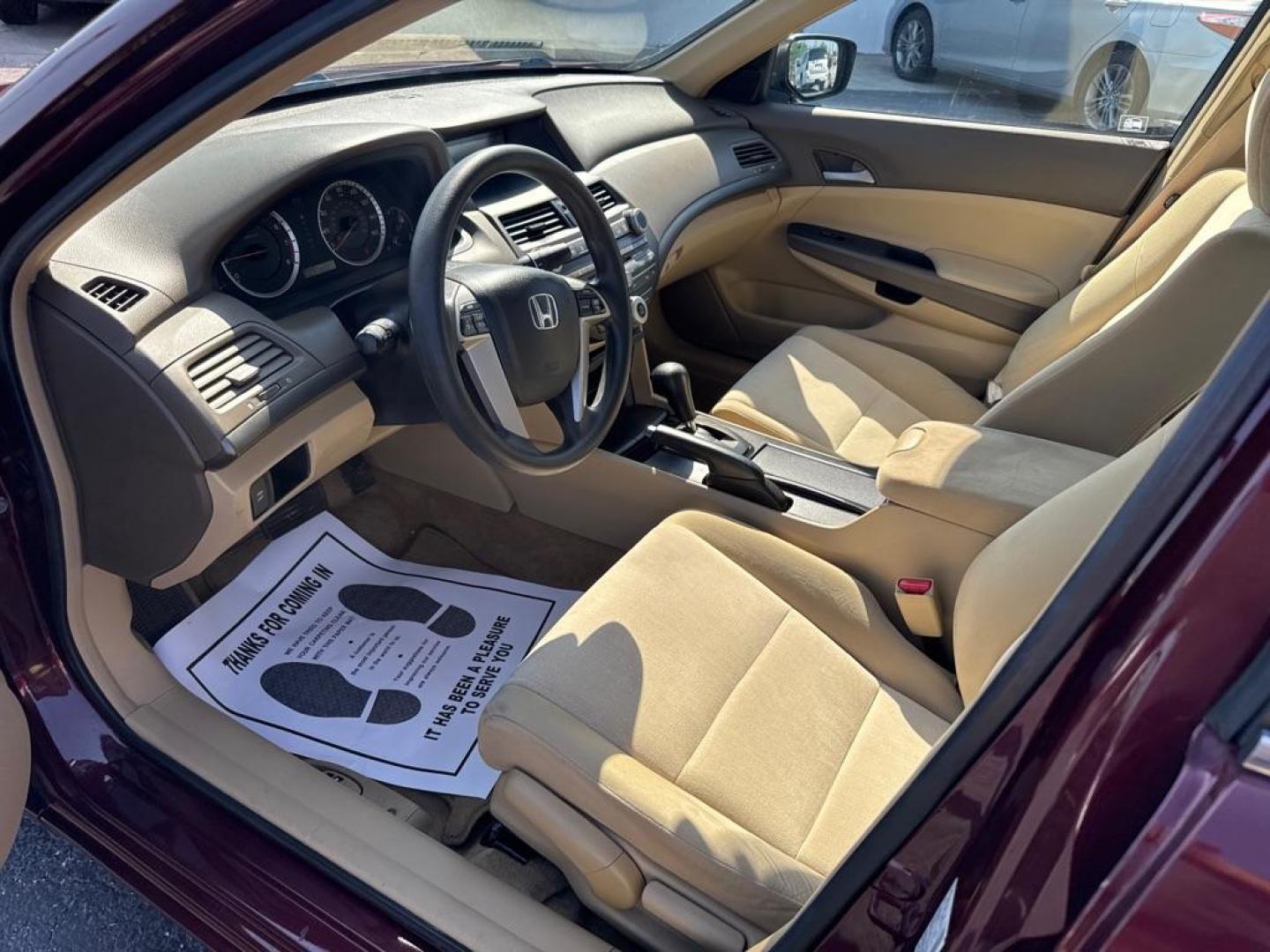 2009 RED HONDA ACCORD LX (1HGCP26339A) with an 2.4L engine, Automatic transmission, located at 2929 9th St. West, Bradenton, 34205, (941) 242-2810, 27.473591, -82.570679 - Thanks for inquring into DriveNation USA! All vehicles listed can be viewed at www.drivenationusa.com for vehicle history reports and additonal info. We cannot quote any terms such as down payments or monthly payments without an application. You can apply directly at www.drivenationusa.com or by con - Photo#9