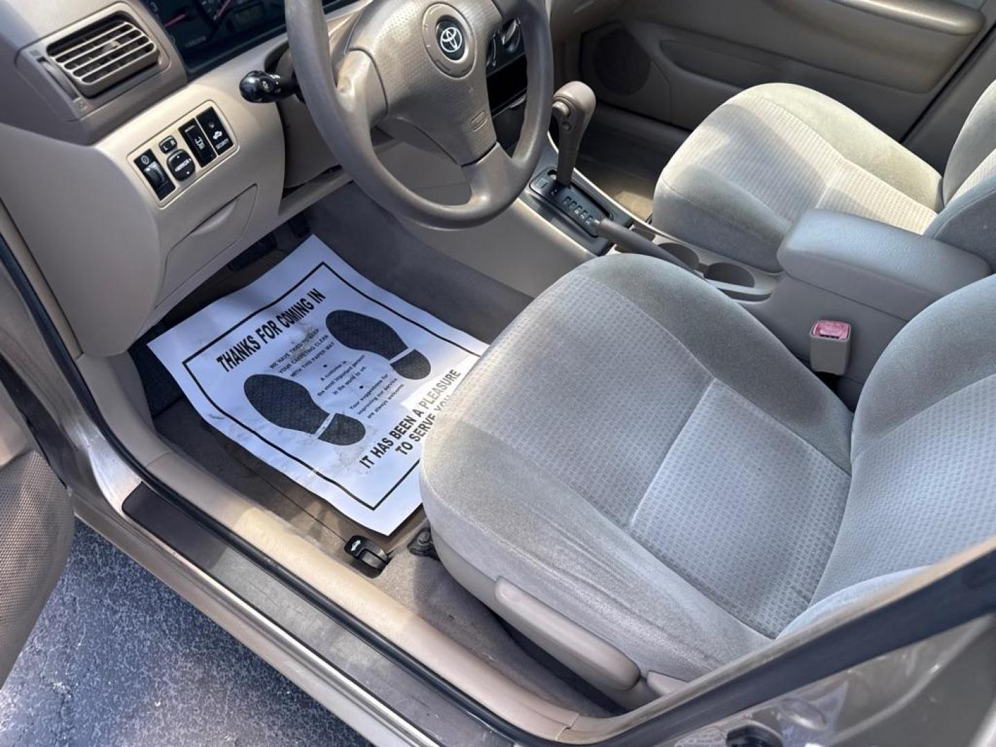2008 GOLD TOYOTA COROLLA CE (1NXBR32E58Z) with an 1.8L engine, Automatic transmission, located at 2929 9th St. West, Bradenton, 34205, (941) 242-2810, 27.473591, -82.570679 - Thanks for inquring into DriveNation USA! All vehicles listed can be viewed at www.drivenationusa.com for vehicle history reports and additonal info. We cannot quote any terms such as down payments or monthly payments without an application. You can apply directly at www.drivenationusa.com or by con - Photo#9