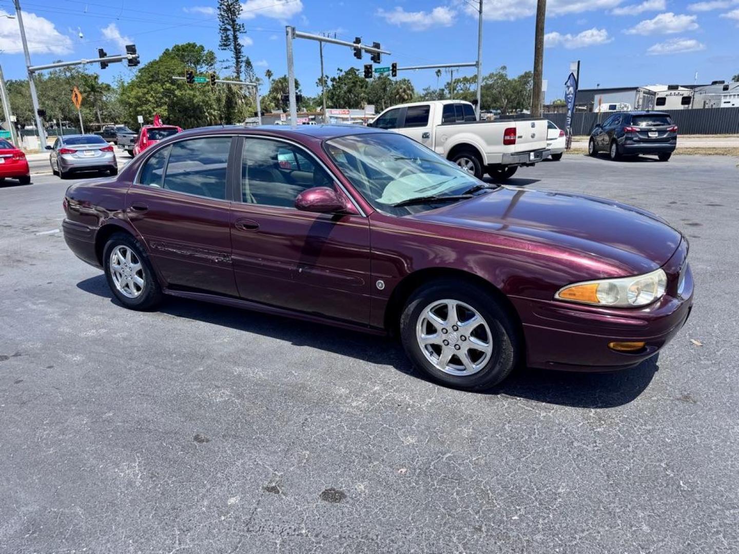 2005 MAROON BUICK LESABRE CUSTOM (1G4HP52K65U) with an 3.8L engine, Automatic transmission, located at 2929 9th St. West, Bradenton, 34205, (941) 242-2810, 27.473591, -82.570679 - Photo#1