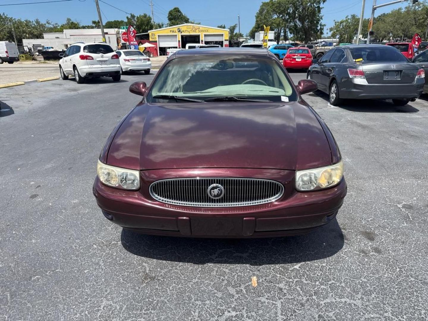 2005 MAROON BUICK LESABRE CUSTOM (1G4HP52K65U) with an 3.8L engine, Automatic transmission, located at 2929 9th St. West, Bradenton, 34205, (941) 242-2810, 27.473591, -82.570679 - Photo#2