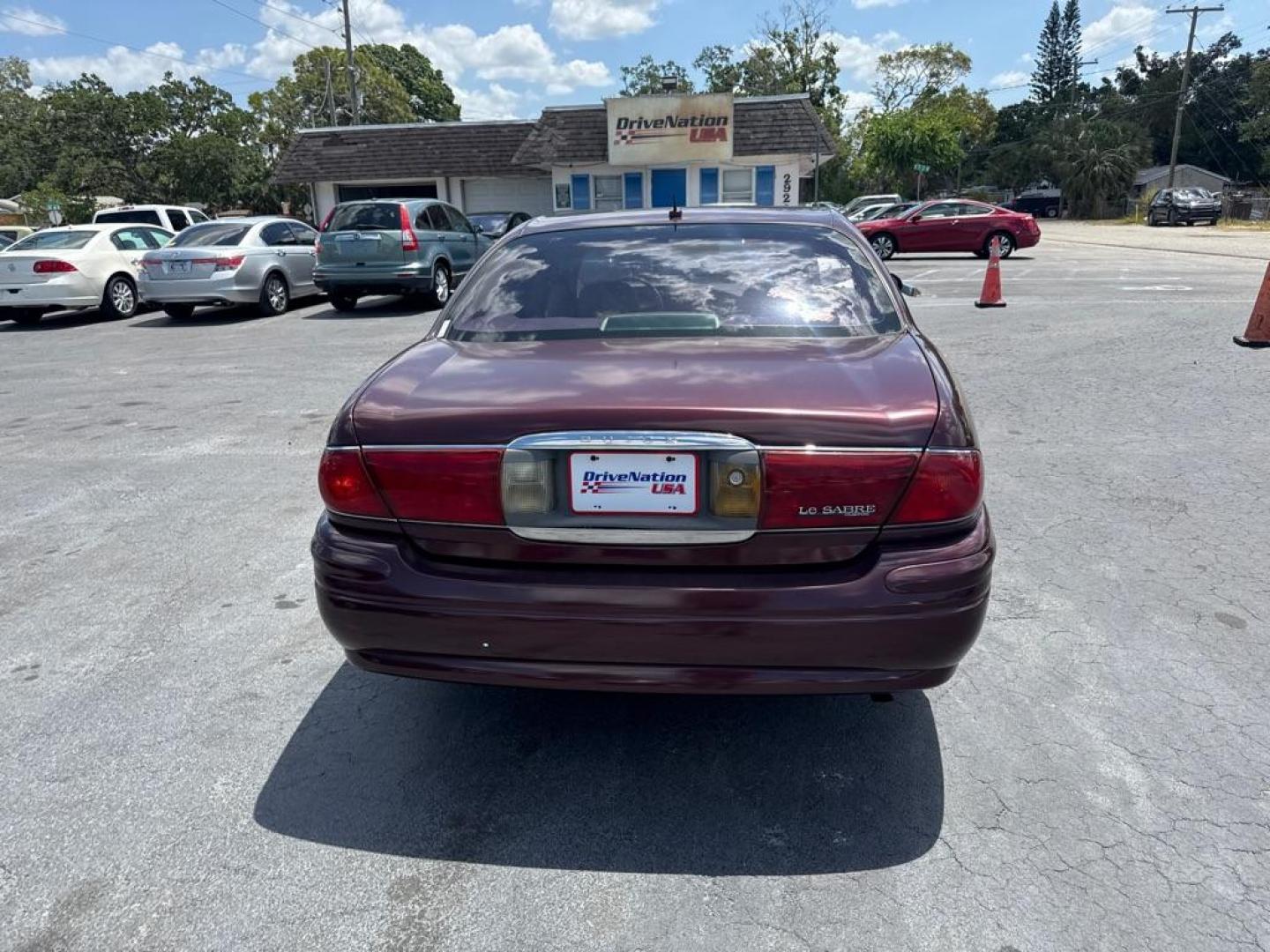 2005 MAROON BUICK LESABRE CUSTOM (1G4HP52K65U) with an 3.8L engine, Automatic transmission, located at 2929 9th St. West, Bradenton, 34205, (941) 242-2810, 27.473591, -82.570679 - Photo#6