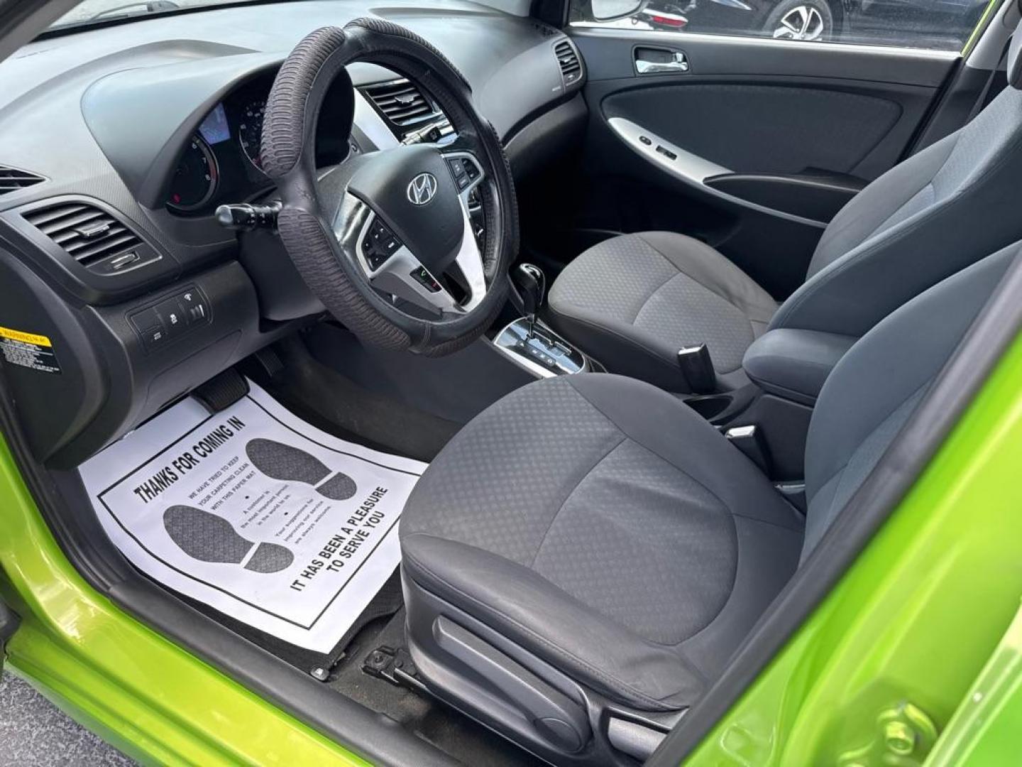 2012 GREEN HYUNDAI ACCENT GLS (KMHCU5AE1CU) with an 1.6L engine, Automatic transmission, located at 2929 9th St. West, Bradenton, 34205, (941) 242-2810, 27.473591, -82.570679 - Thanks for inquring into DriveNation USA! All vehicles listed can be viewed at www.drivenationusa.com for vehicle history reports and additonal info. We cannot quote any terms such as down payments or monthly payments without an application. You can apply directly at www.drivenationusa.com or by con - Photo#11