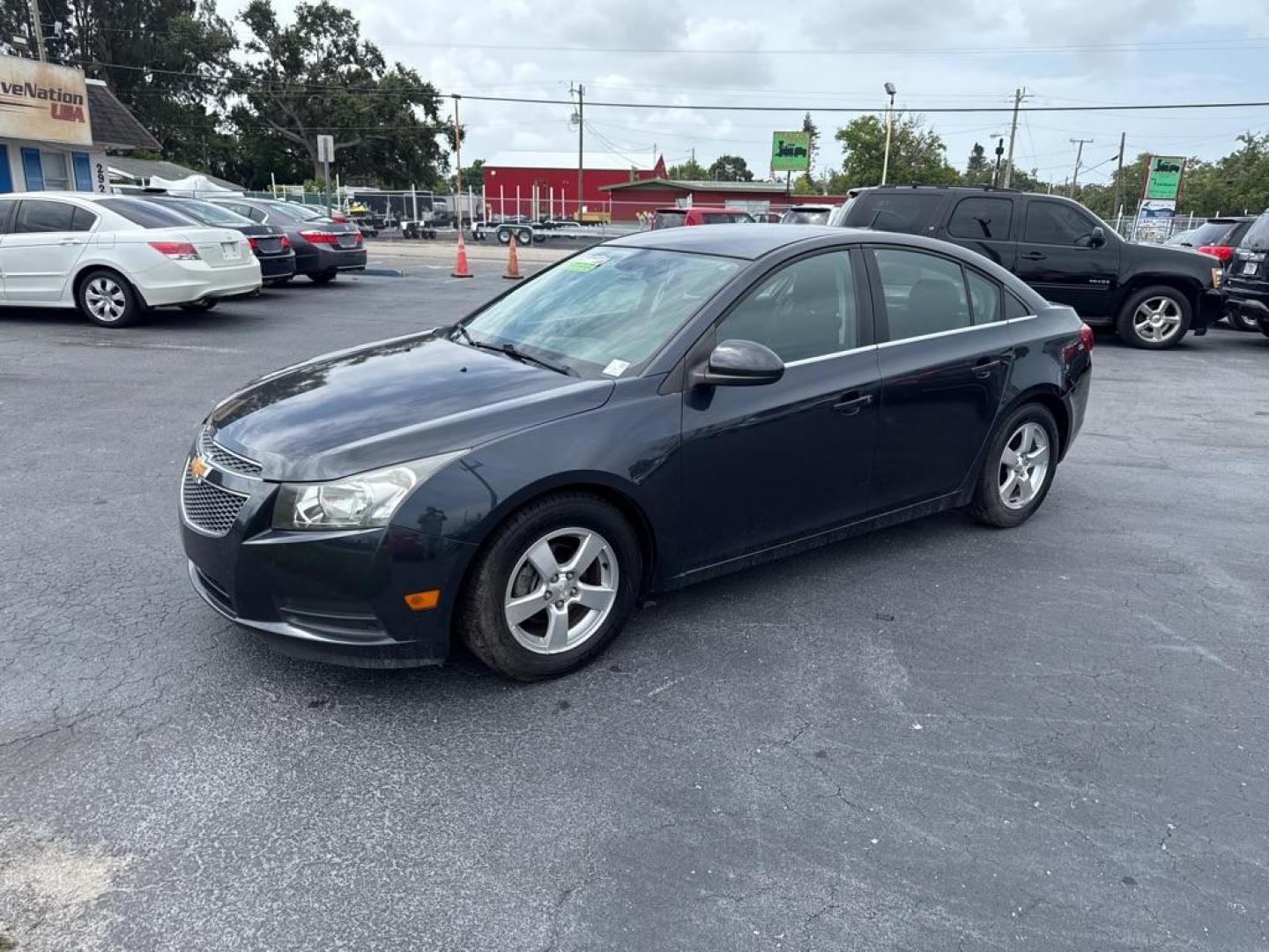 2014 BLUE CHEVROLET CRUZE LT (1G1PC5SB2E7) with an 1.4L engine, Automatic transmission, located at 2929 9th St. West, Bradenton, 34205, (941) 242-2810, 27.473591, -82.570679 - Photo#4