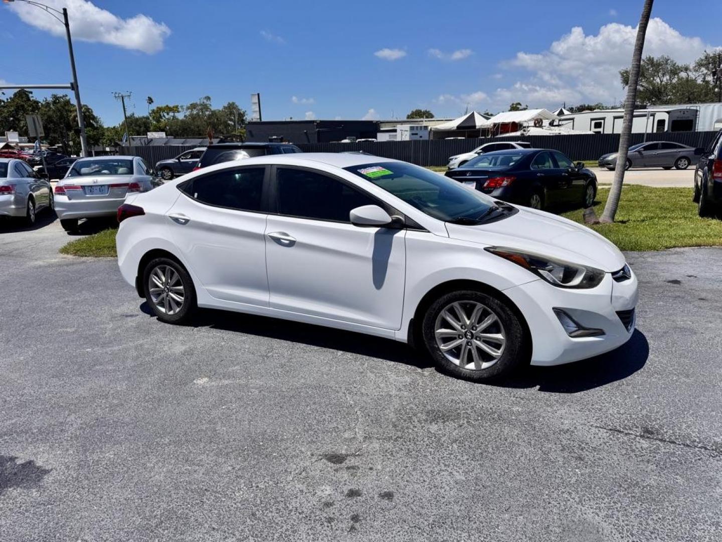 2015 WHITE HYUNDAI ELANTRA SE (5NPDH4AE8FH) with an 1.8L engine, Automatic transmission, located at 2929 9th St. West, Bradenton, 34205, (941) 242-2810, 27.473591, -82.570679 - Thanks for inquring into DriveNation USA! All vehicles listed can be viewed at www.drivenationusa.com for vehicle history reports and additonal info. We cannot quote any terms such as down payments or monthly payments without an application. You can apply directly at www.drivenationusa.com or by con - Photo#0