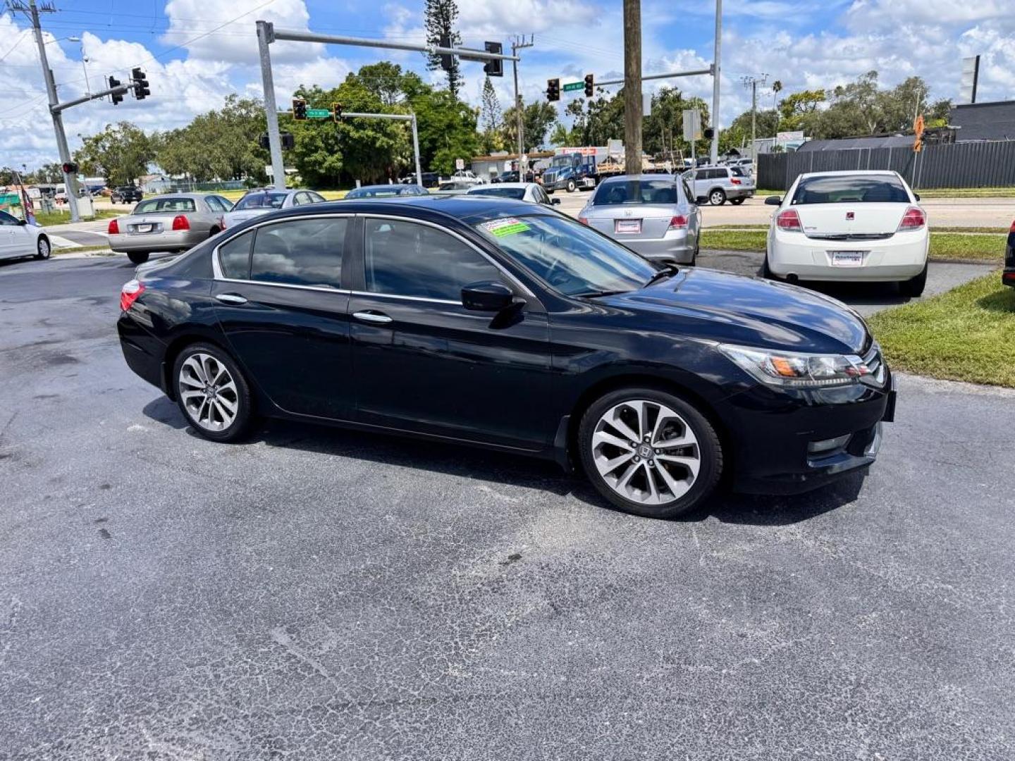 2015 BLACK HONDA ACCORD SPORT (1HGCR2F51FA) with an 2.4L engine, Continuously Variable transmission, located at 2929 9th St. West, Bradenton, 34205, (941) 242-2810, 27.473591, -82.570679 - Thanks for inquring into DriveNation USA! All vehicles listed can be viewed at www.drivenationusa.com for vehicle history reports and additonal info. We cannot quote any terms such as down payments or monthly payments without an application. You can apply directly at www.drivenationusa.com or by con - Photo#2